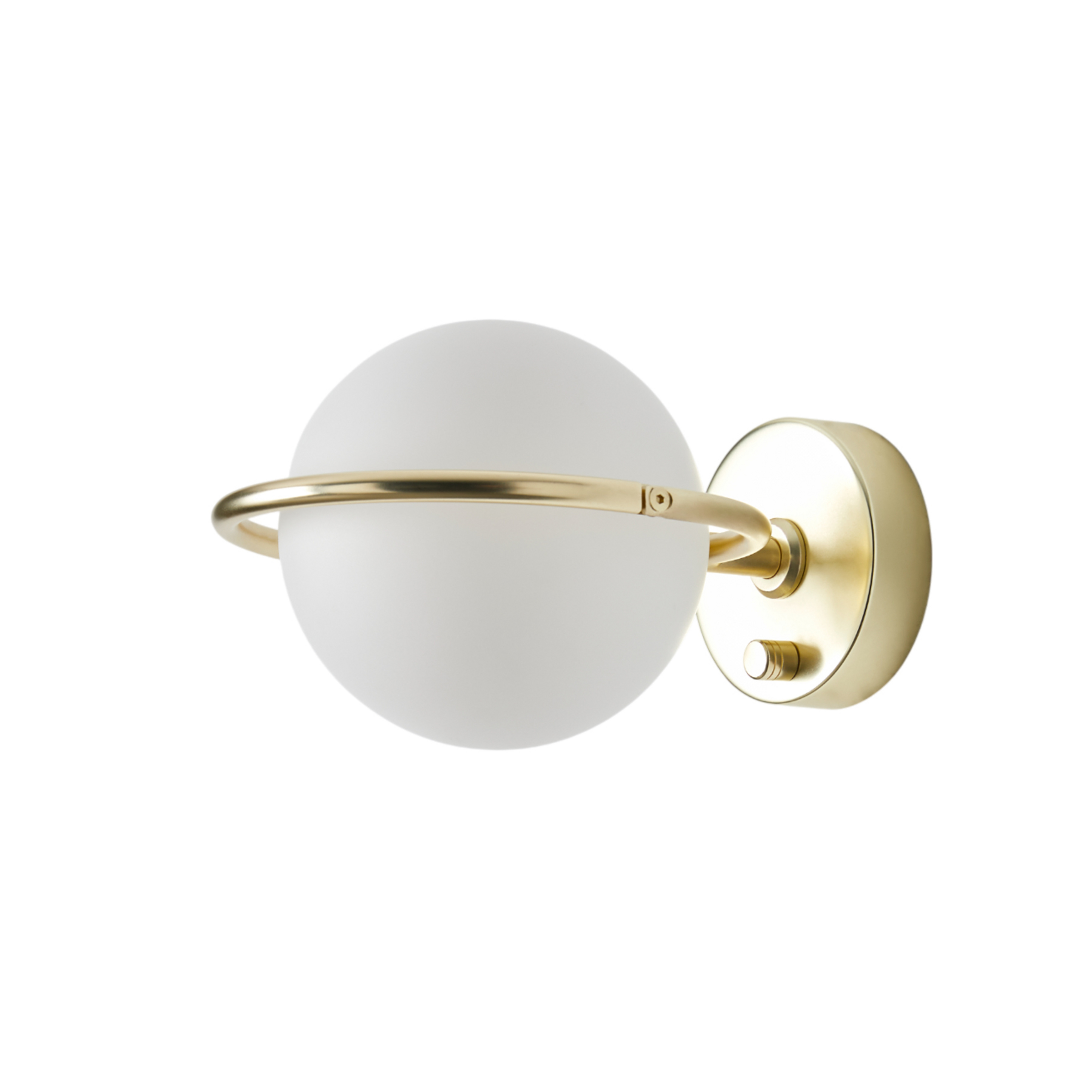 Candeeiro de parede Abbacus, dourado, Ø 14 cm - Aromas del Campo