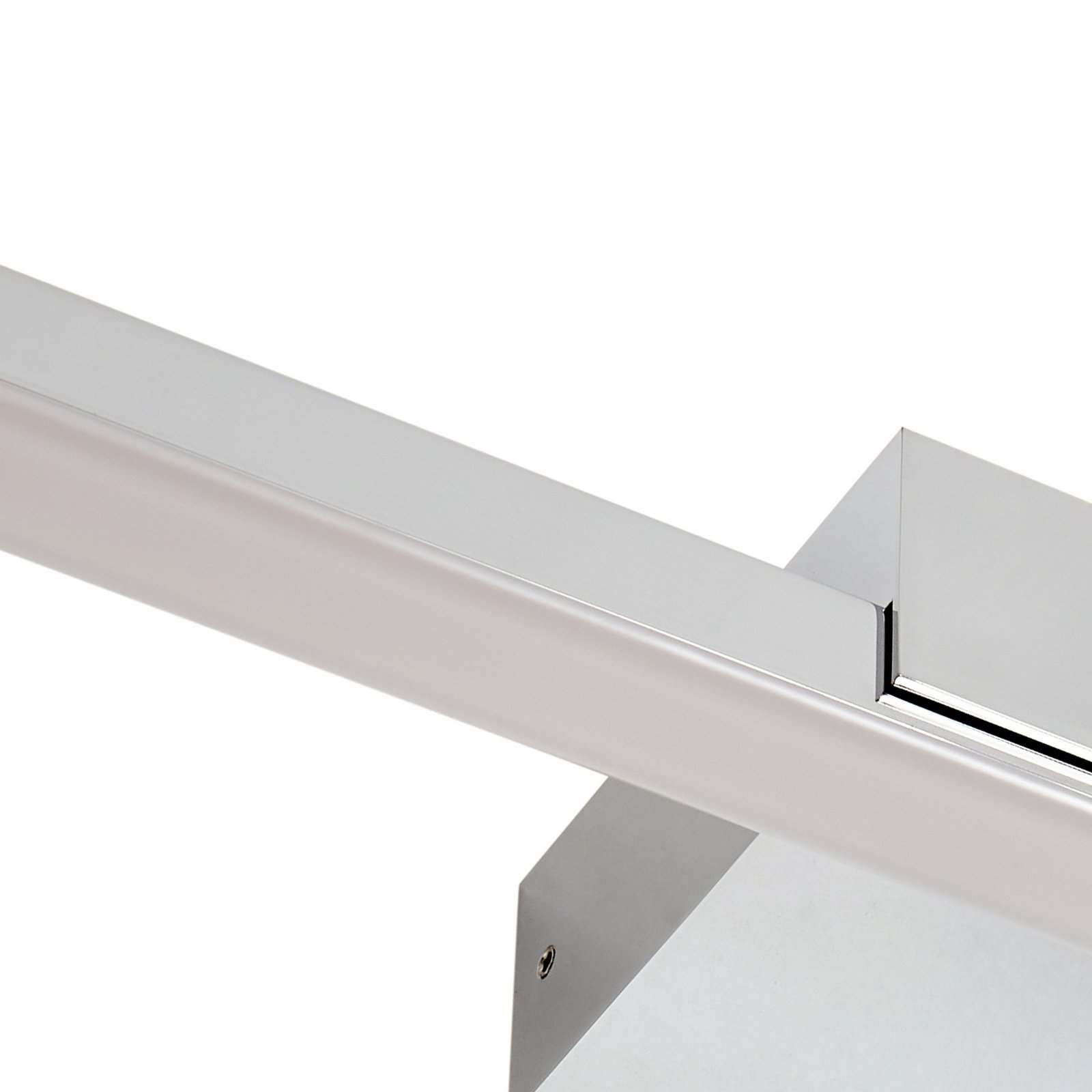 Lucande LED peeglilamp Kivana, kroom, metall, 120cm, IP44