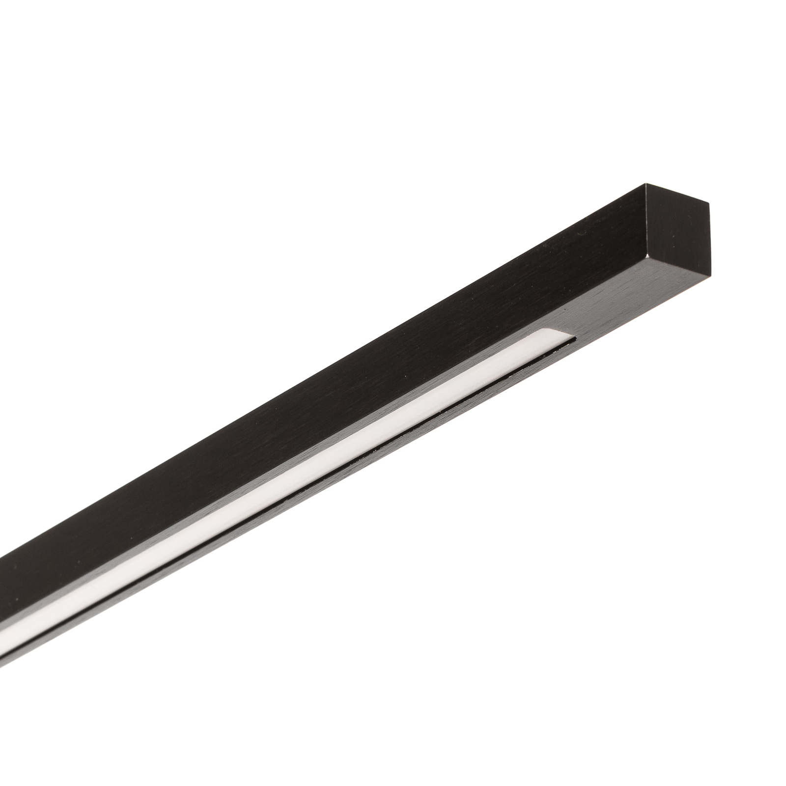 Quitani Plafón LED Tolu, negro, 118 cm