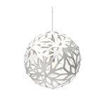 Floral Candeeiro Suspenso Ø40 White 2 Sides - David Trubridge