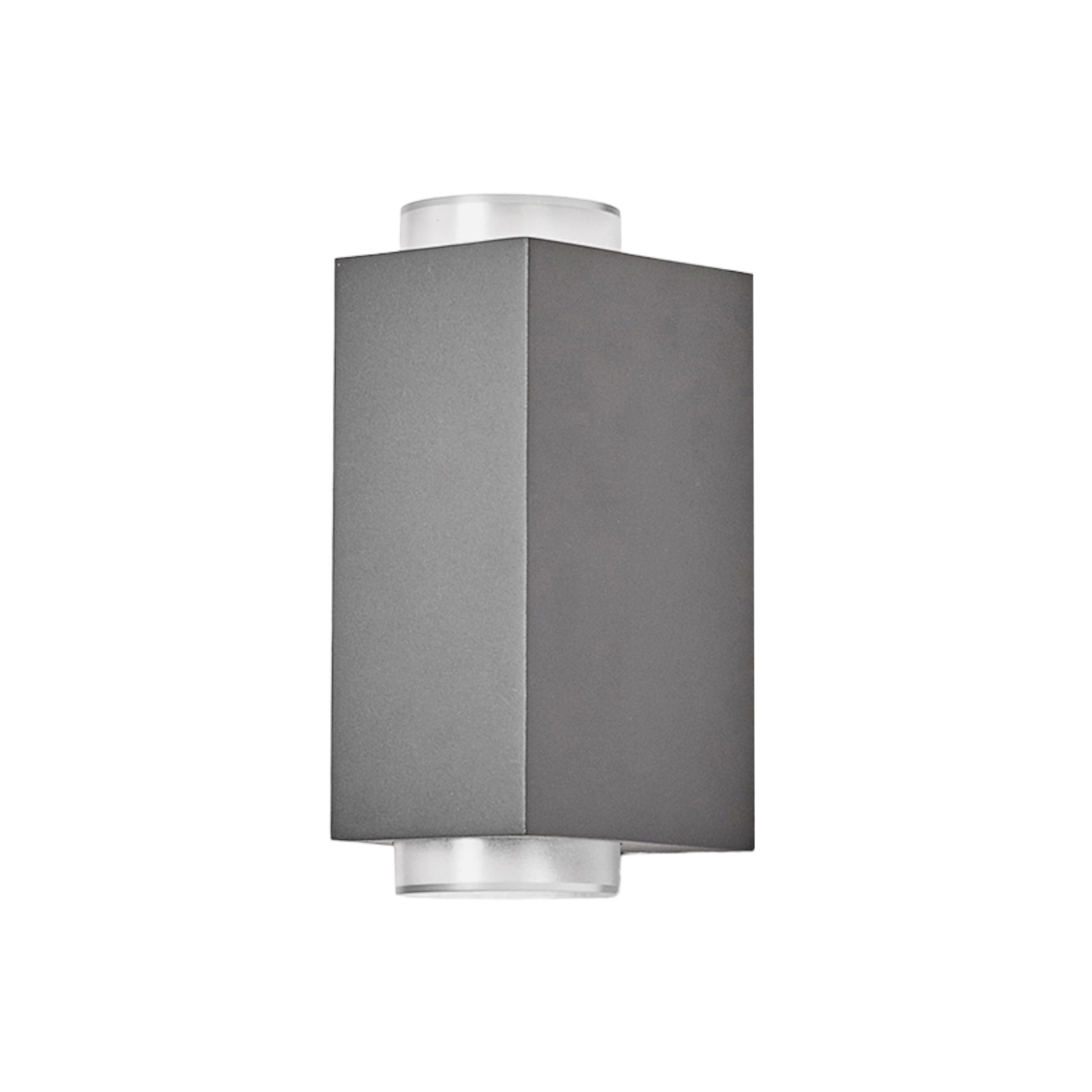 2-light dark grey outdoor wall lamp Jovan