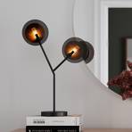 By Rydéns Turno table lamp, black, 2-bulb