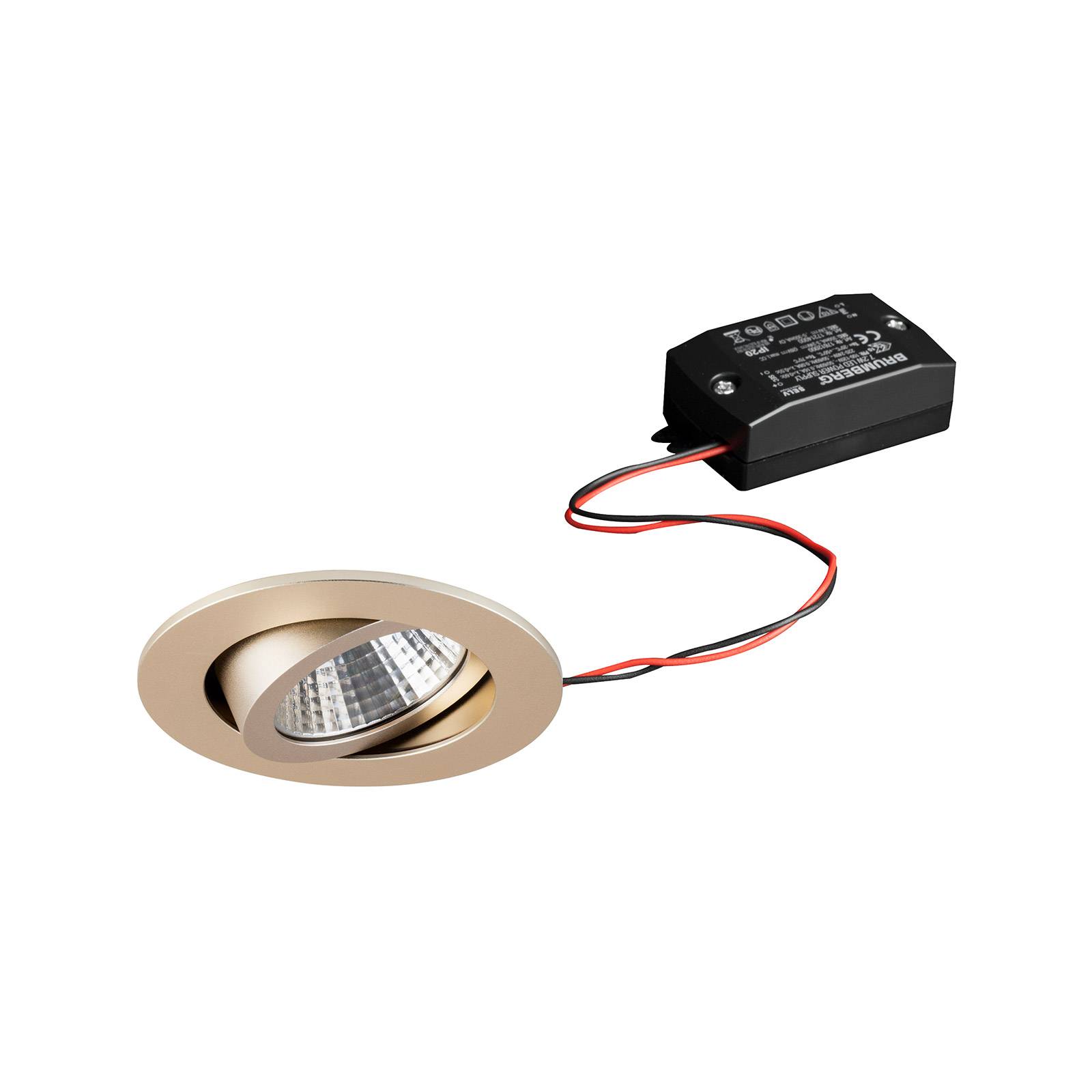 BRUMBERG LED-downlight 38° rund creme 3 000K