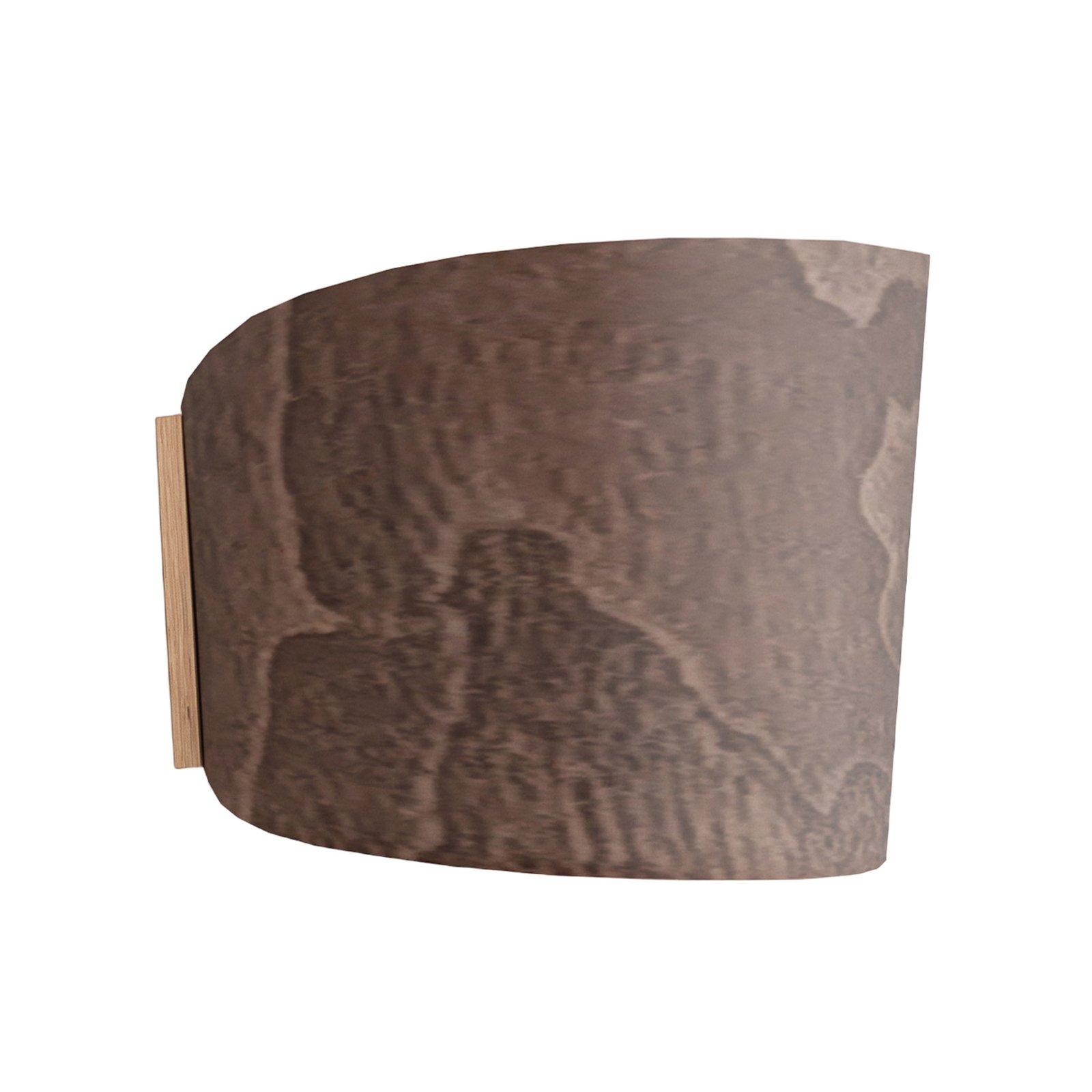 ALMUT 1411 wall light cylindrical walnut wood