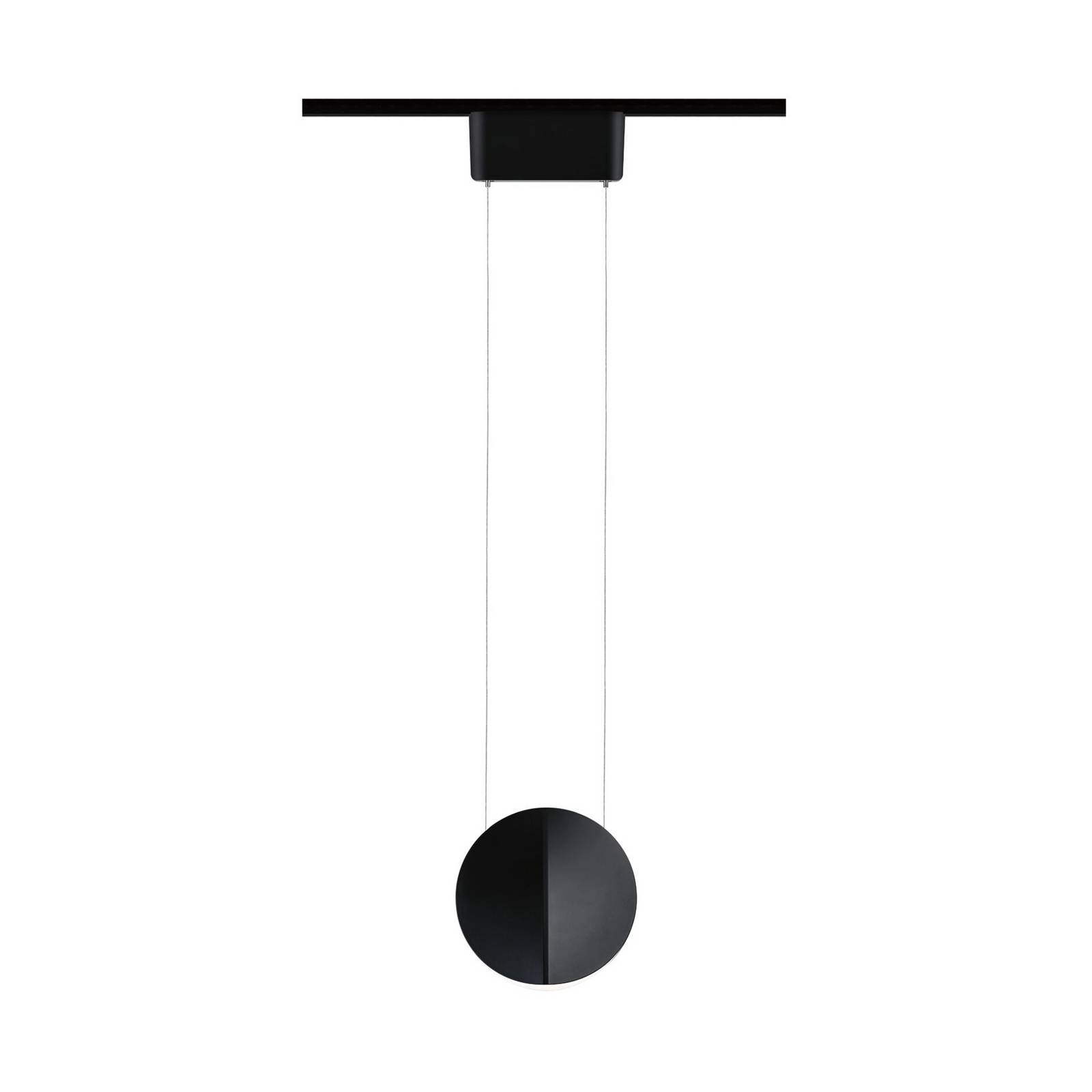 Paulmann URail LED-Pendel Alejandro, schwarz, 4.000K, dim.
