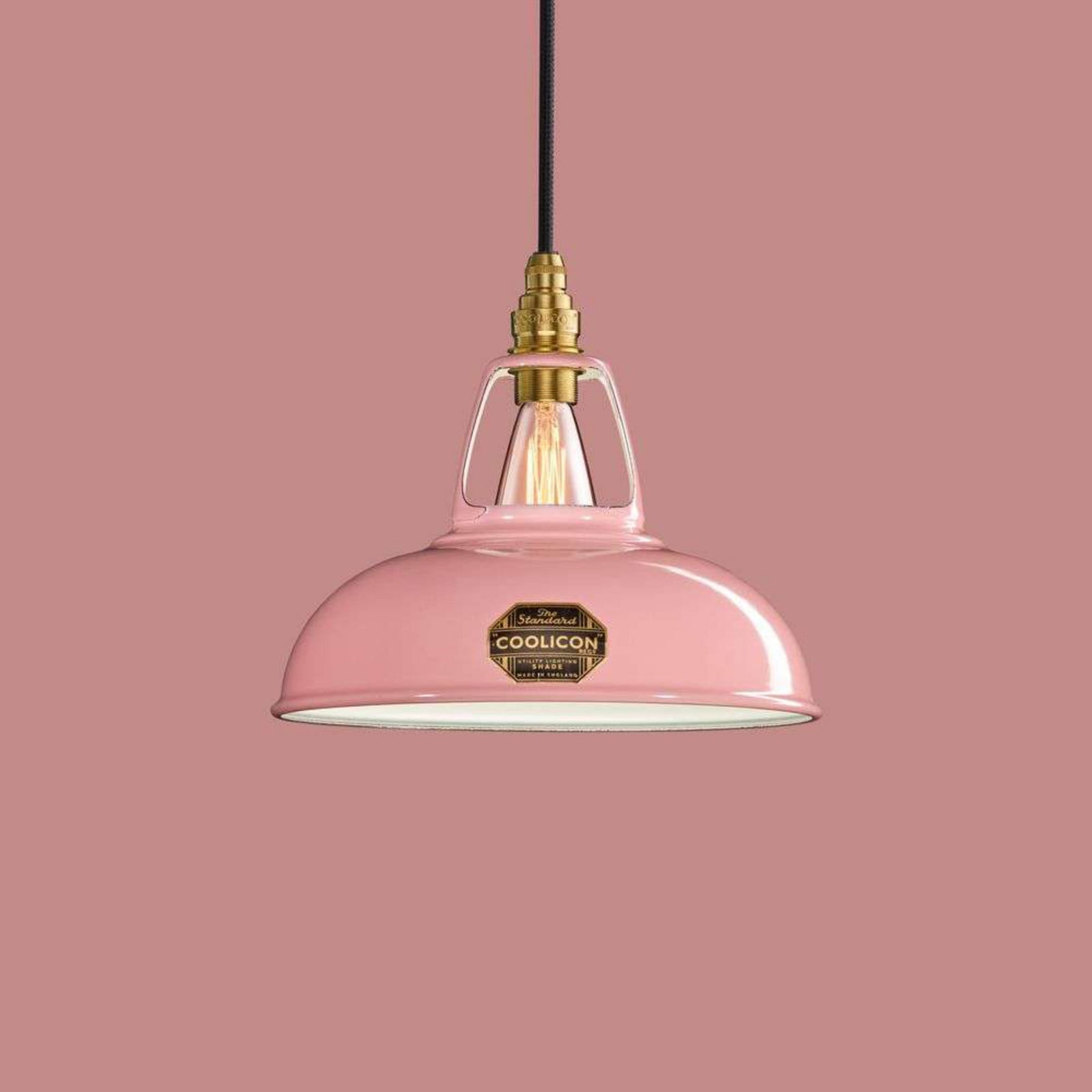 Original 1933 Design pendellampe Powder Rosa Coolicon - Stue - Metal