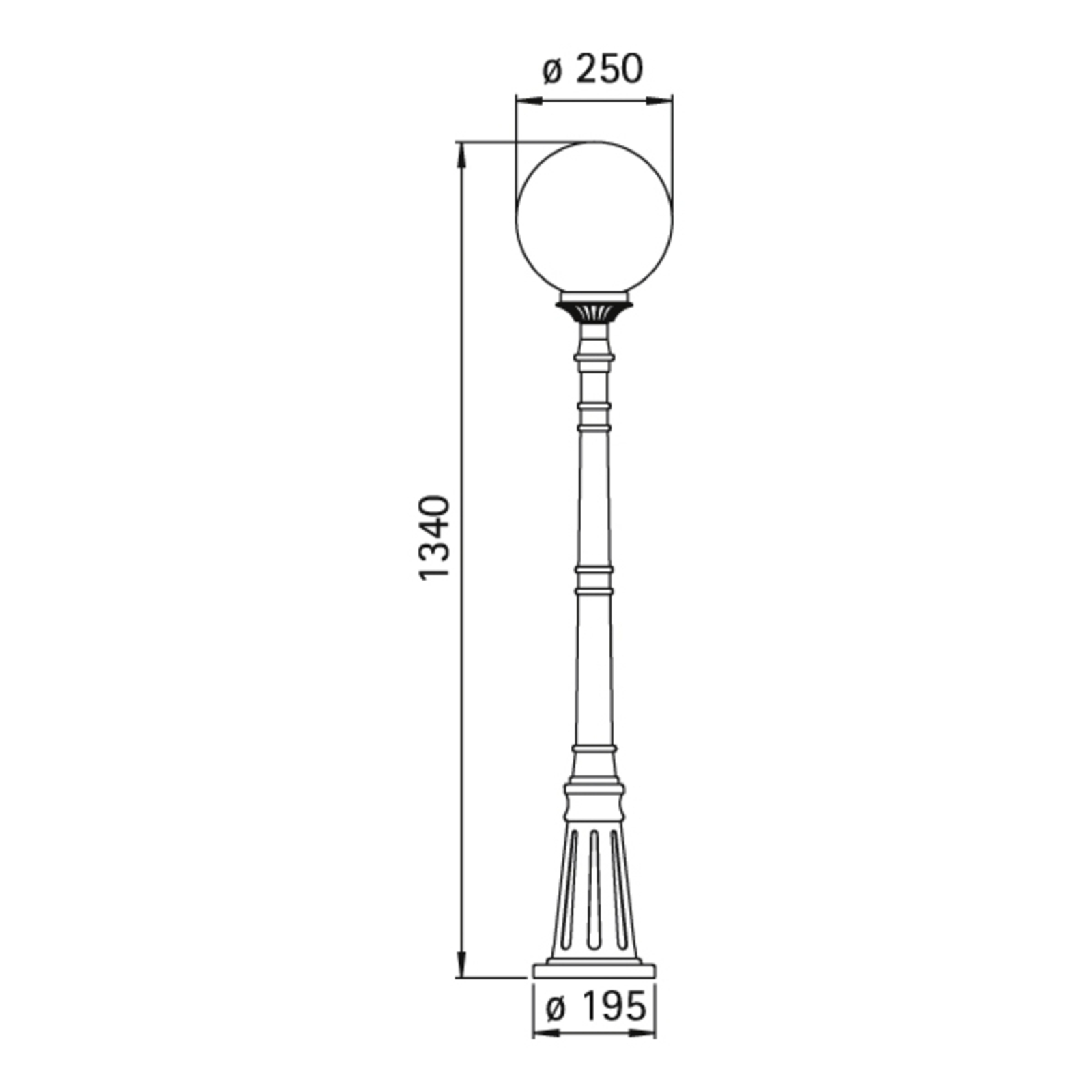 Dekorativ gatebelysning 161