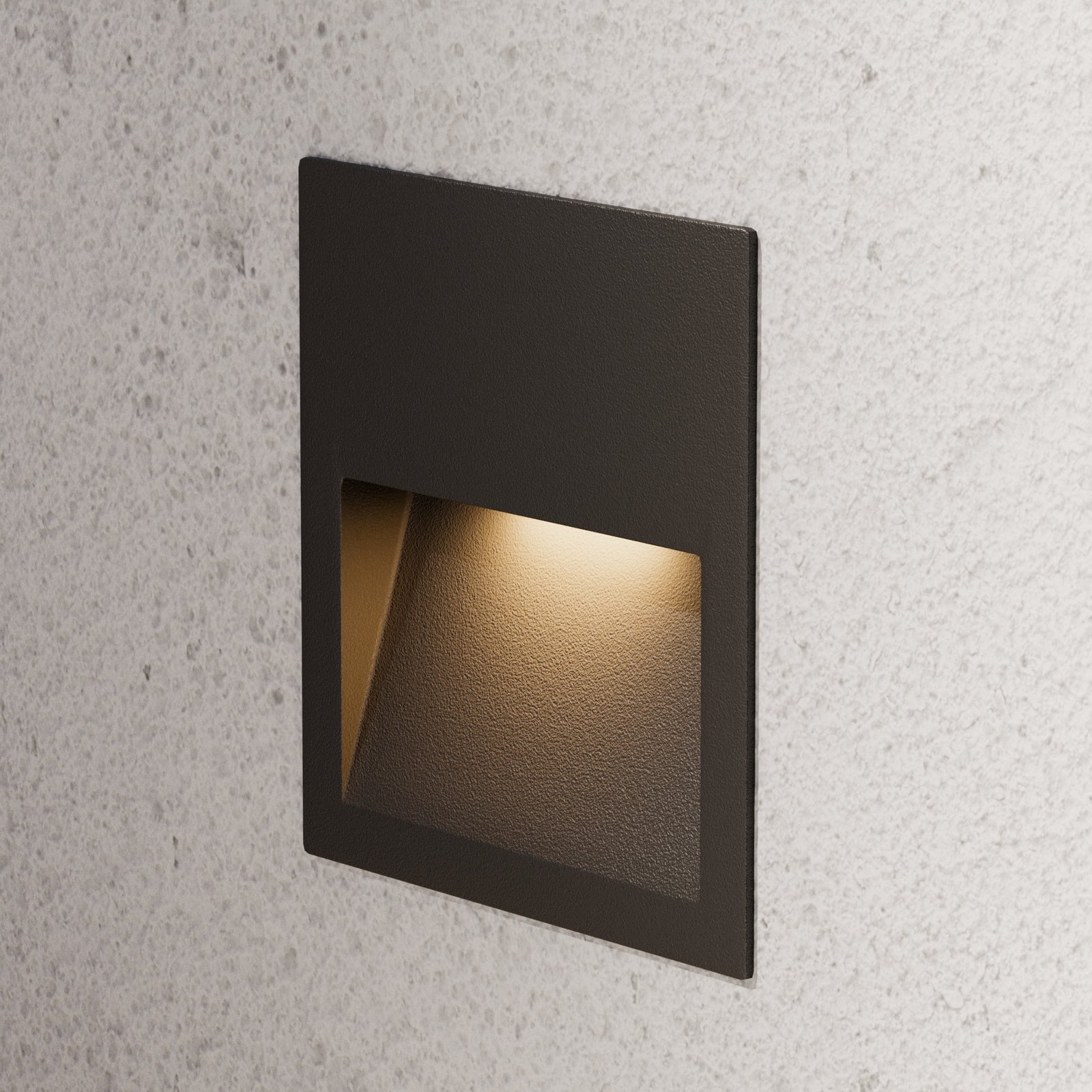 Loya Square Spoturi Exteriorul Încastrat IP54 Dark Grey - Lucande