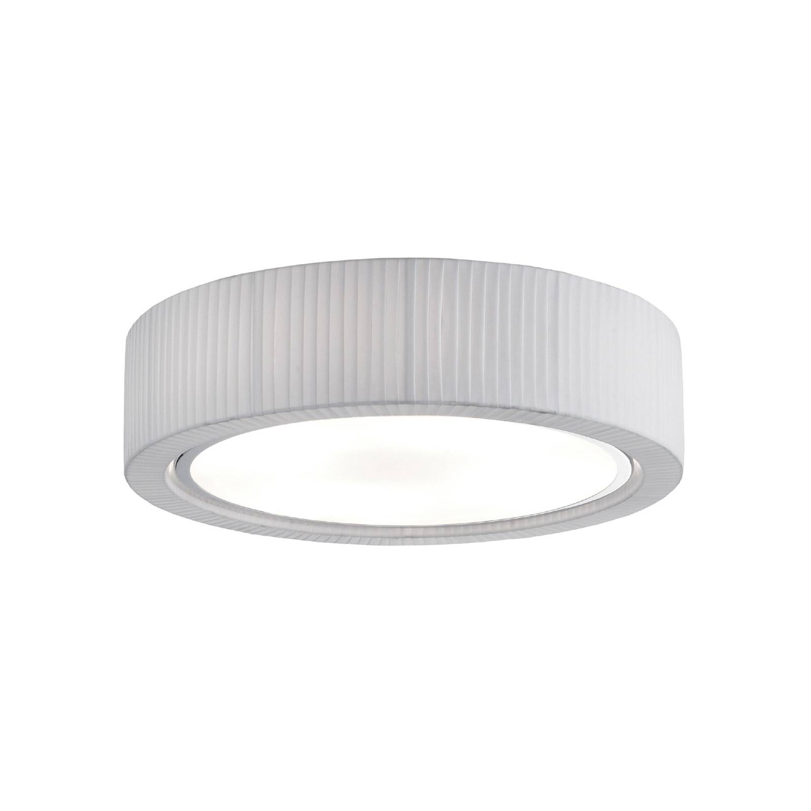 Lampa sufitowa Bover Urban, srebrny/biały, Ø 60 cm