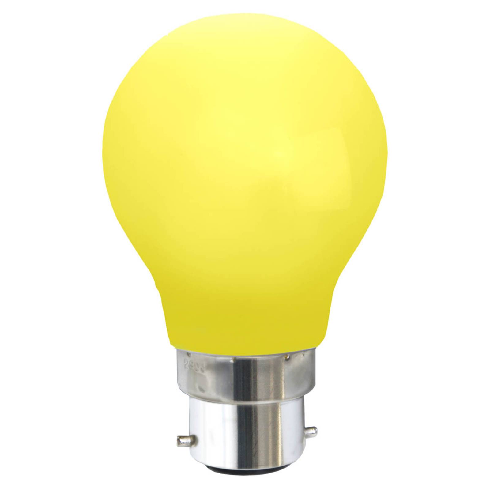 B22 0,8W LED lámpa, sárga