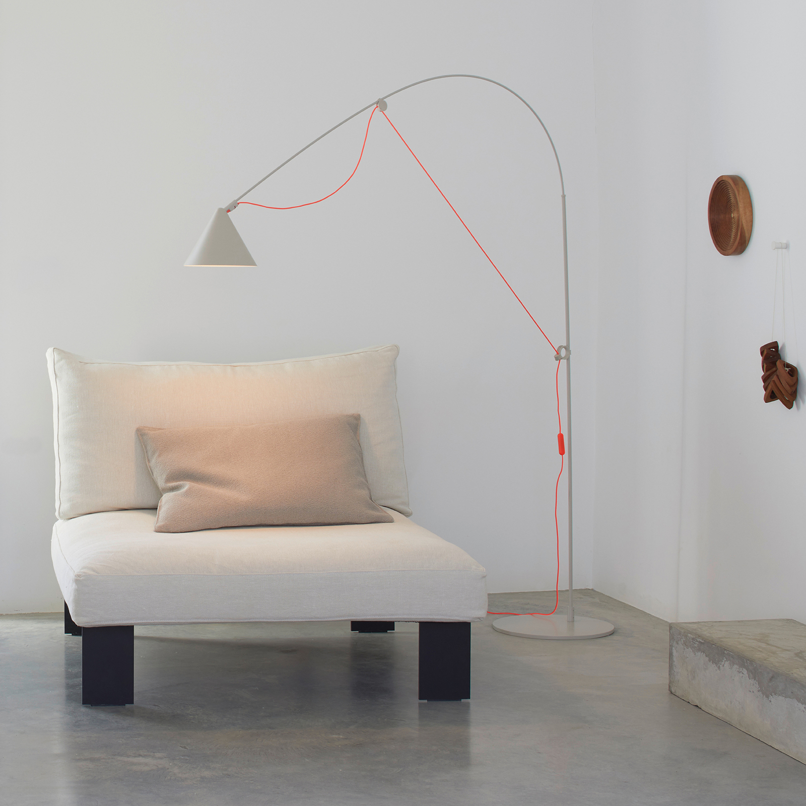 midgard AYNO L LED floor lamp 166 cm tiltable