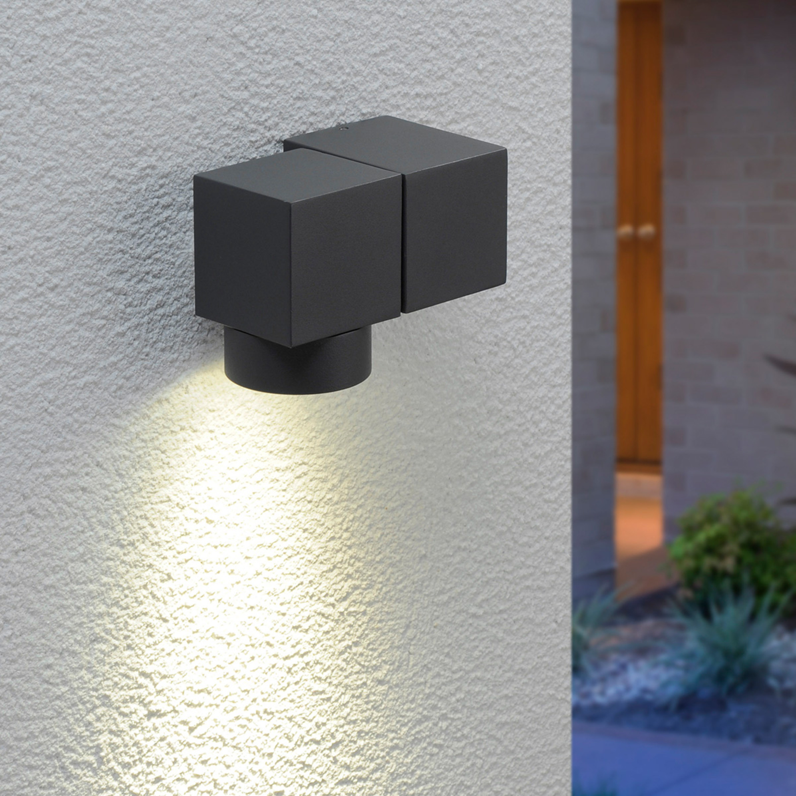 Lorelle LED Aplica de Exterior Graphite - Lucande Lorelle LED Aplica de Exterior Graphite - Lucande