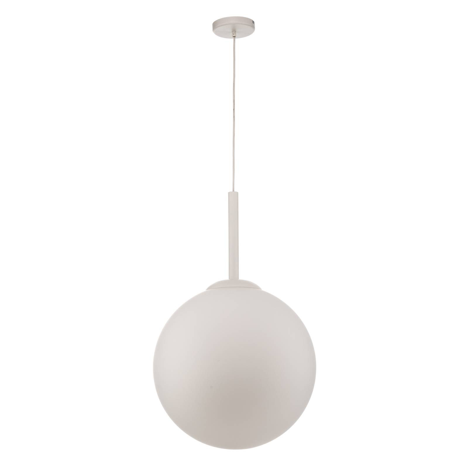 Suspension Bosso 1 lampe blanche 50 cm