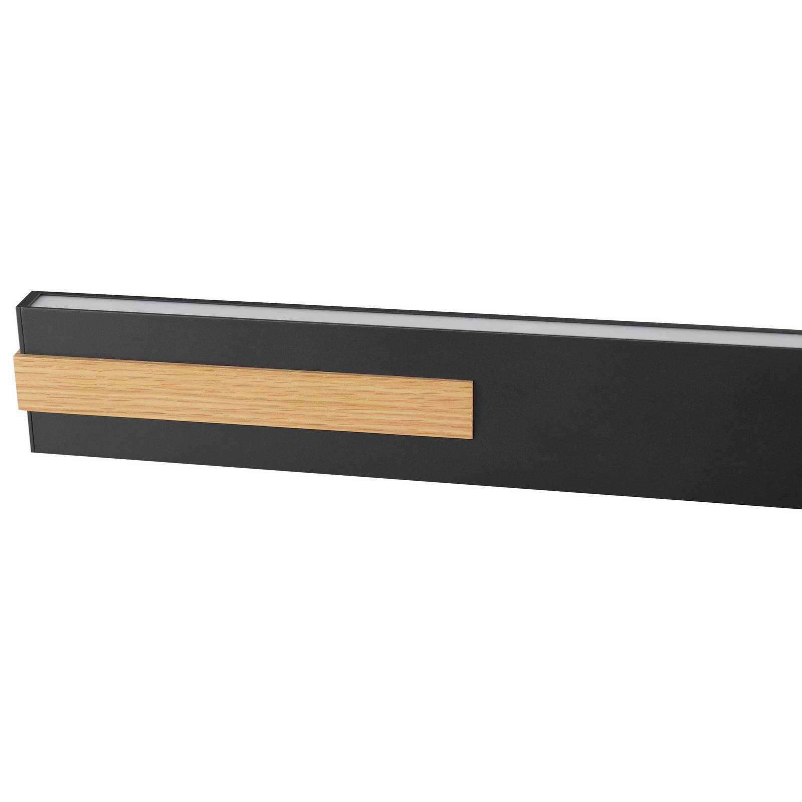 LED-Hängeleuchte Streamline, Länge 130 cm, schwarz, Metall günstig online kaufen