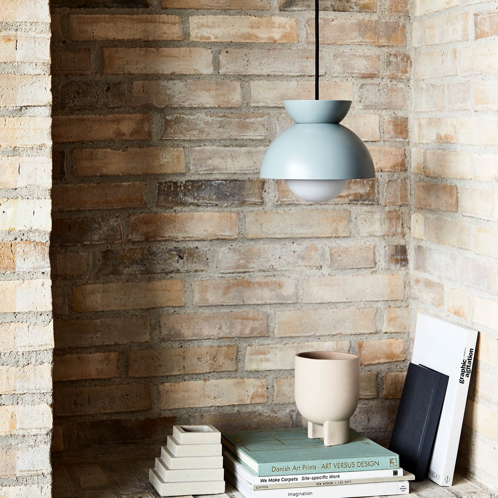 Lampă suspendată Frandsen Butterfly verde deschis Ø 21 cm - Camera de zi / sufragerie - design - Metal