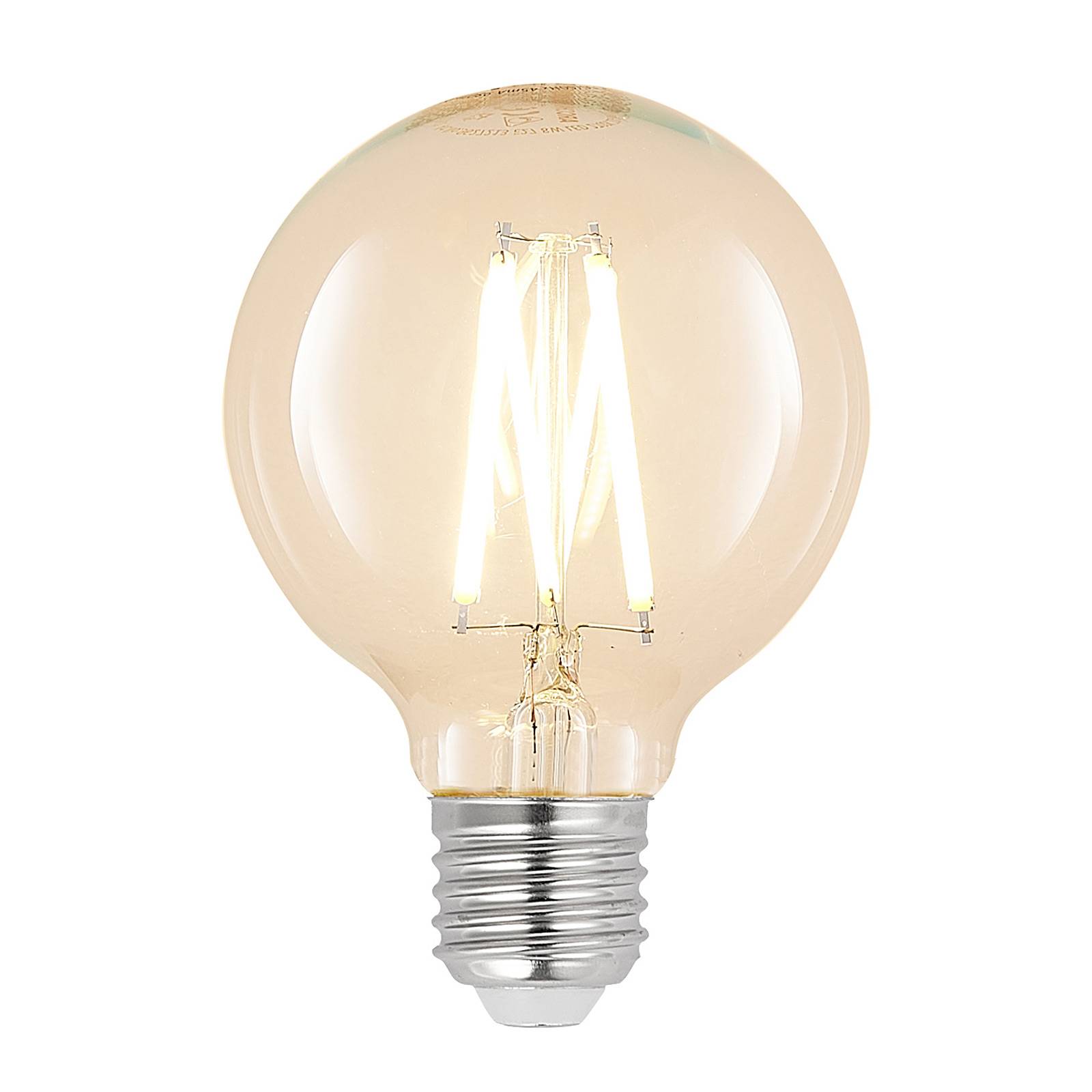 Ampoule LED E27 8 W G80 2 700 K filament dimmable