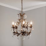 Metal chandelier Botte 5-bulb bronze