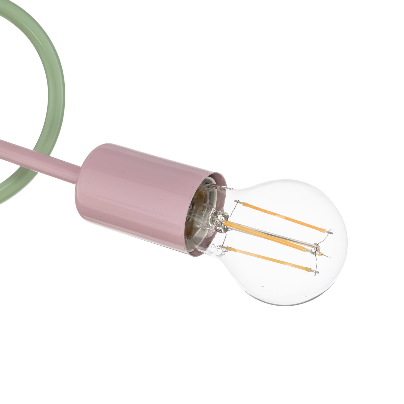 Oxford ceiling light, multicolour, metal, 3-bulb, E27