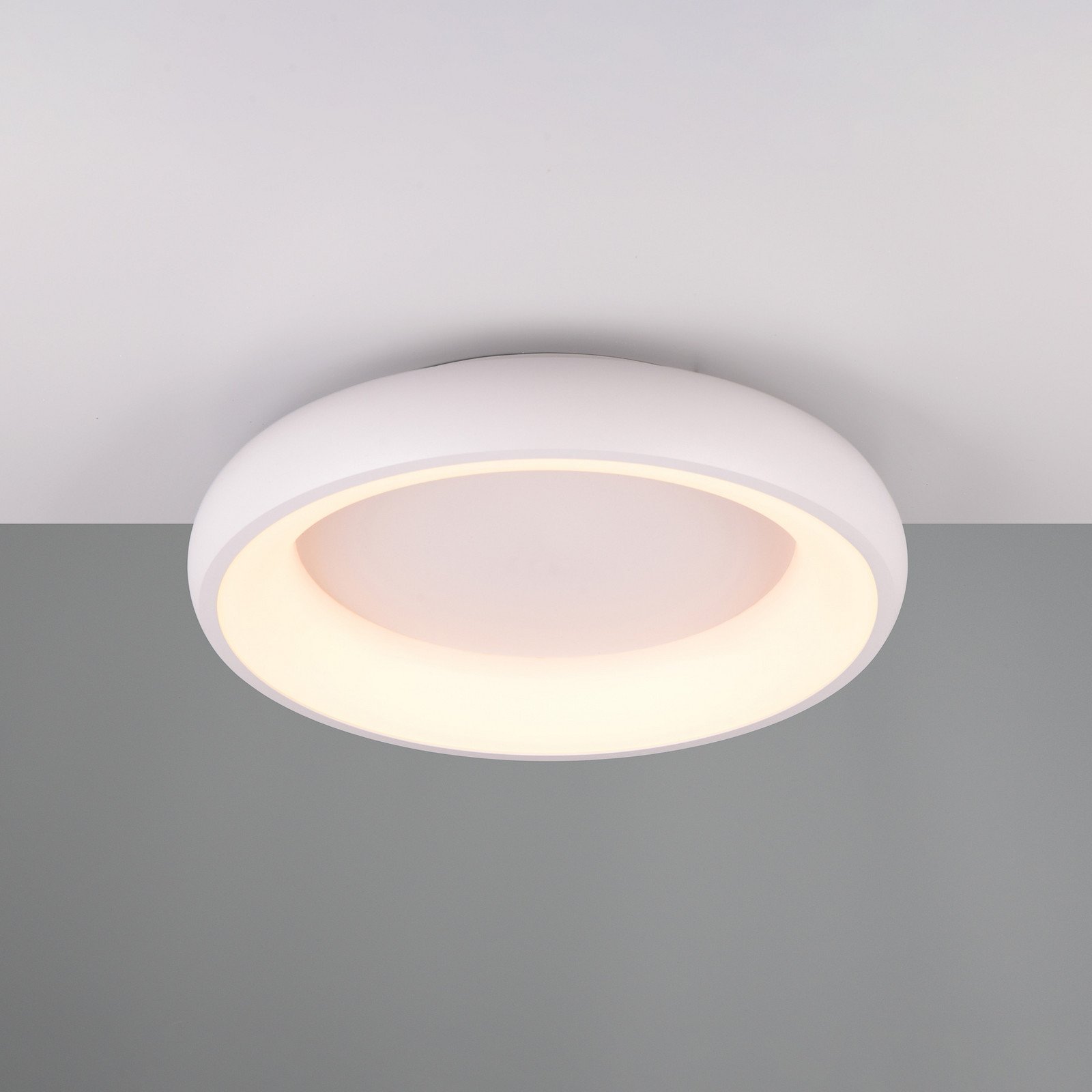 Trio Lighting Plafonieră LED Cardona Ø 465 cm alb mat metal CCT - Camera de zi / sufragerie - modern