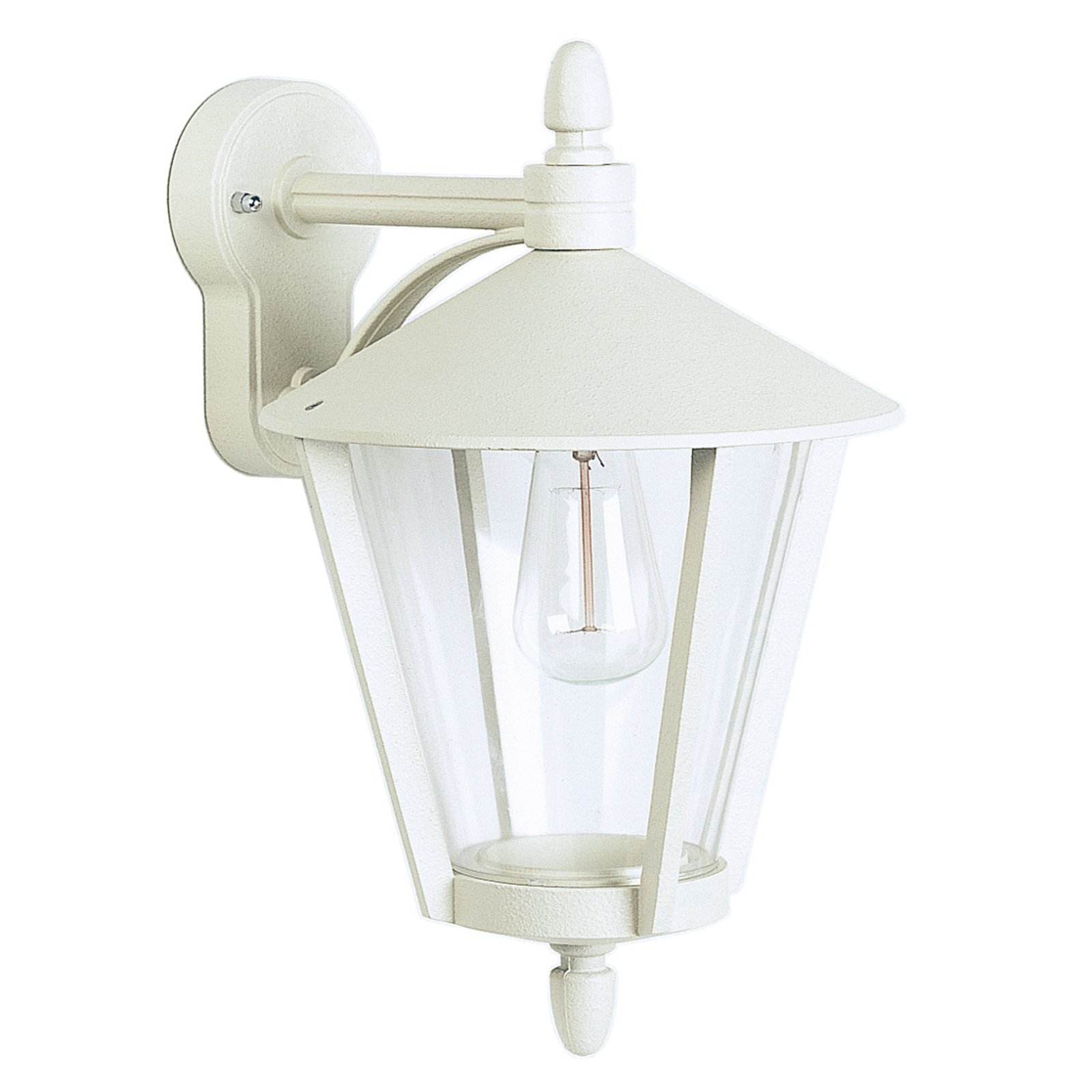 Vanjska zidna svjetiljka 665 u bijeloj boji