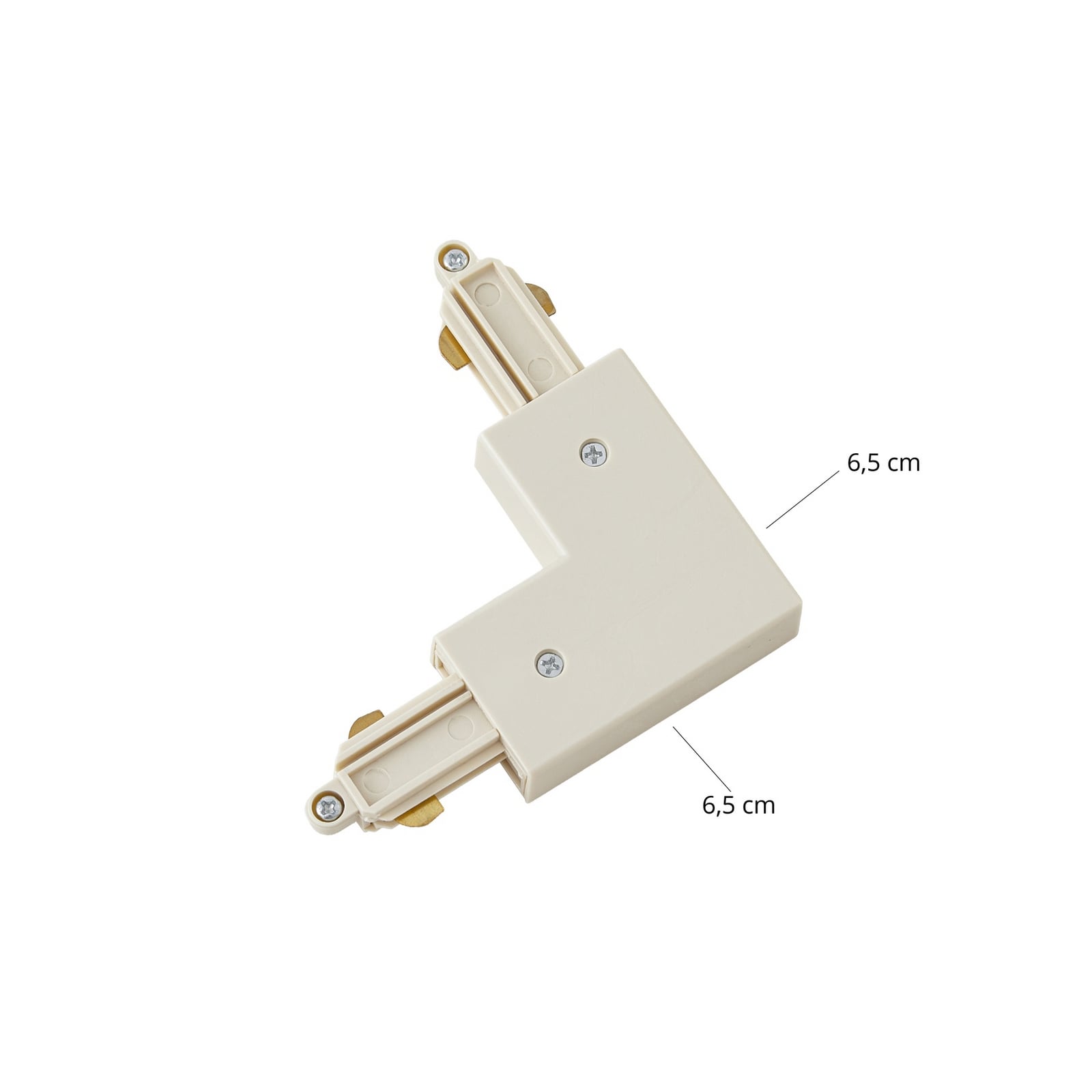 Corner connector Linaro, beige, 1-Phase