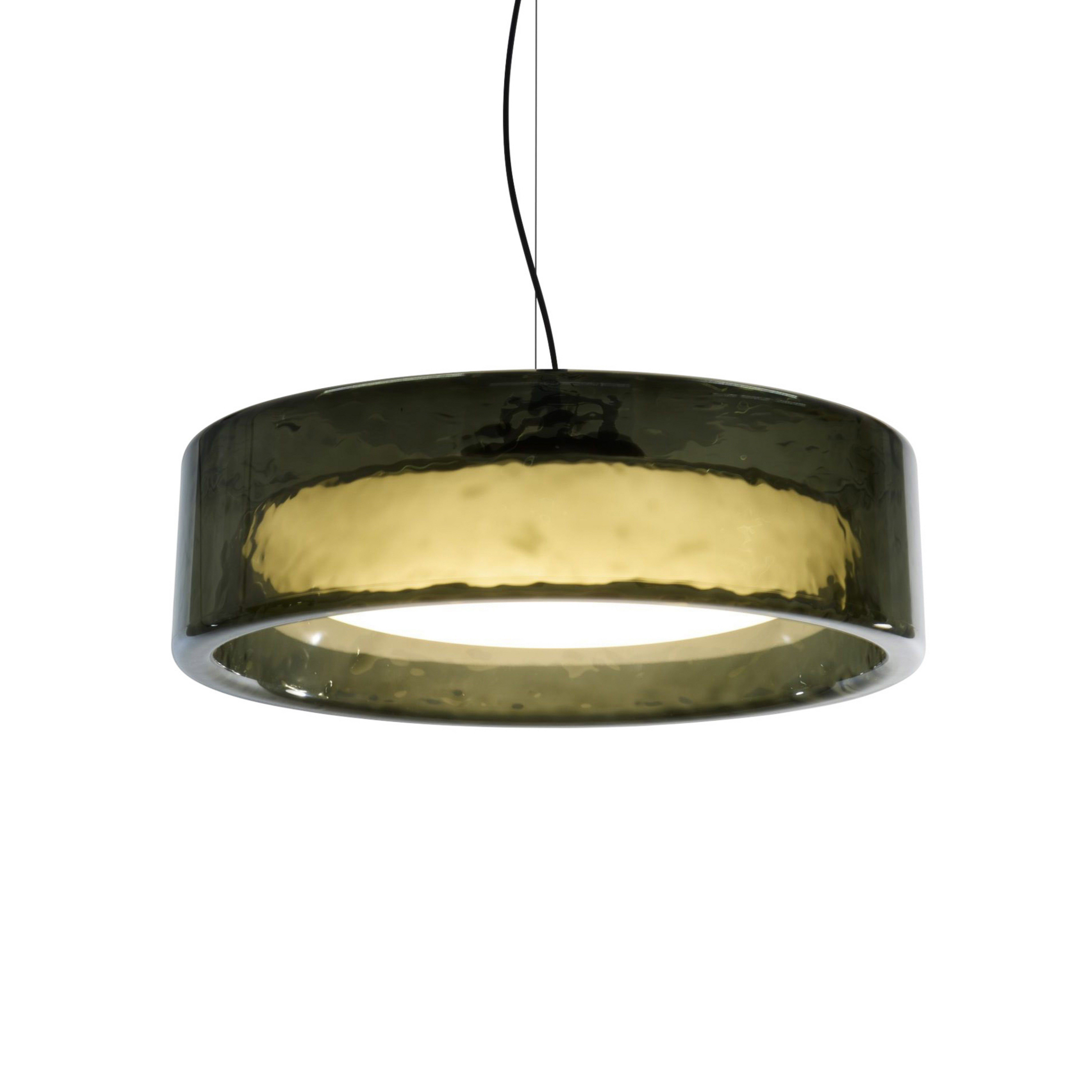 MARSET LED-Hängelampe Ringo, Ø 90 cm, grün TRIAC, Kunststoff