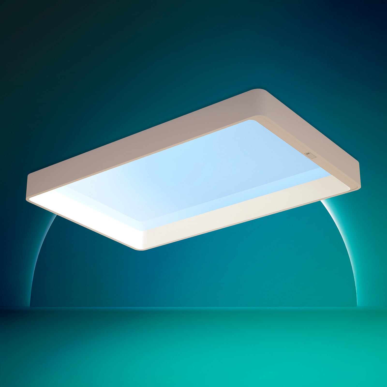 Deckenlampe SKYLIGHT VITA UP 93x60cm weiß CCT IP44 - Philips Deckenlampe SKYLIGHT VITA UP 93x60cm weiß CCT IP44 - Philips