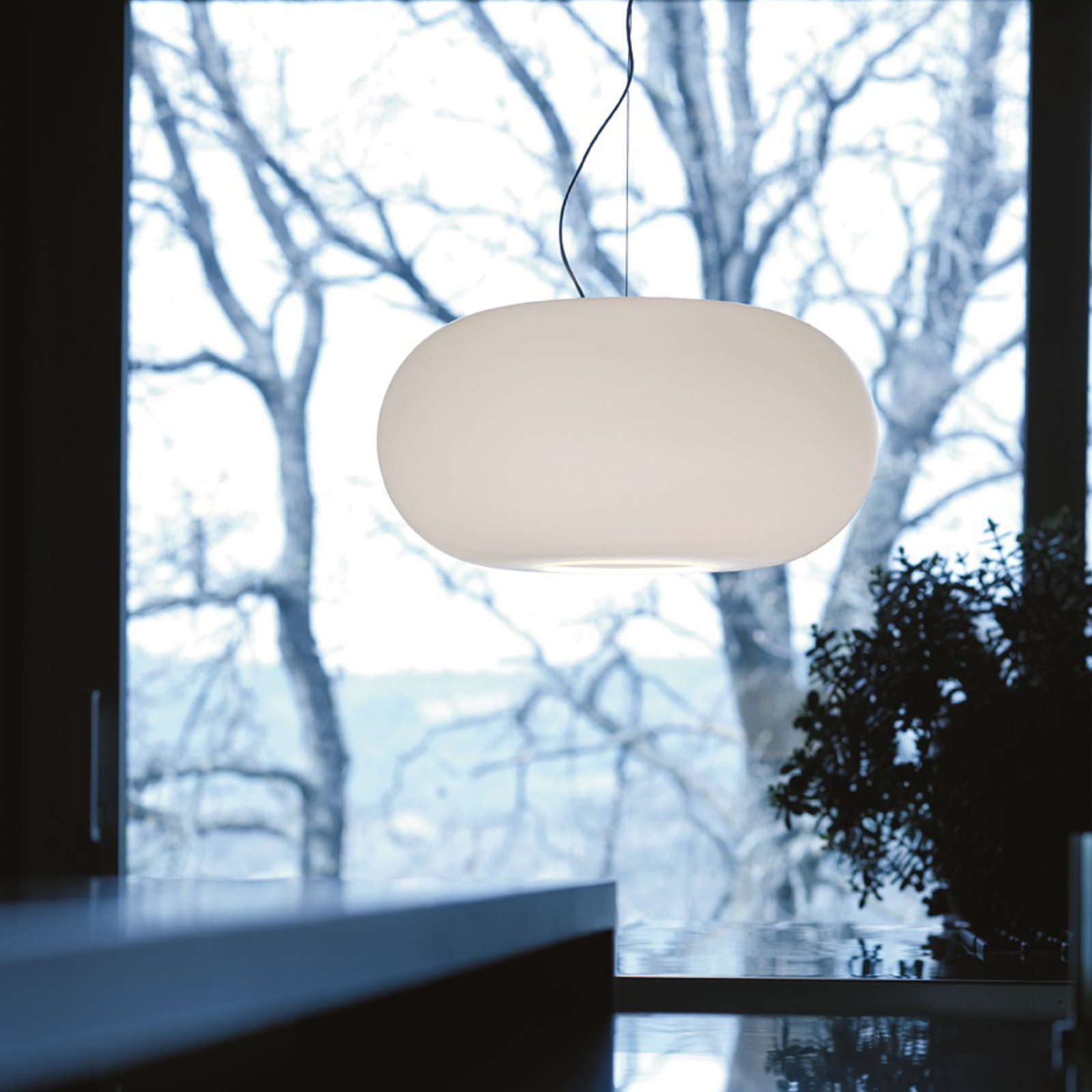 Lampada LED a sospensione Prandina Over S3, Ø 36 cm