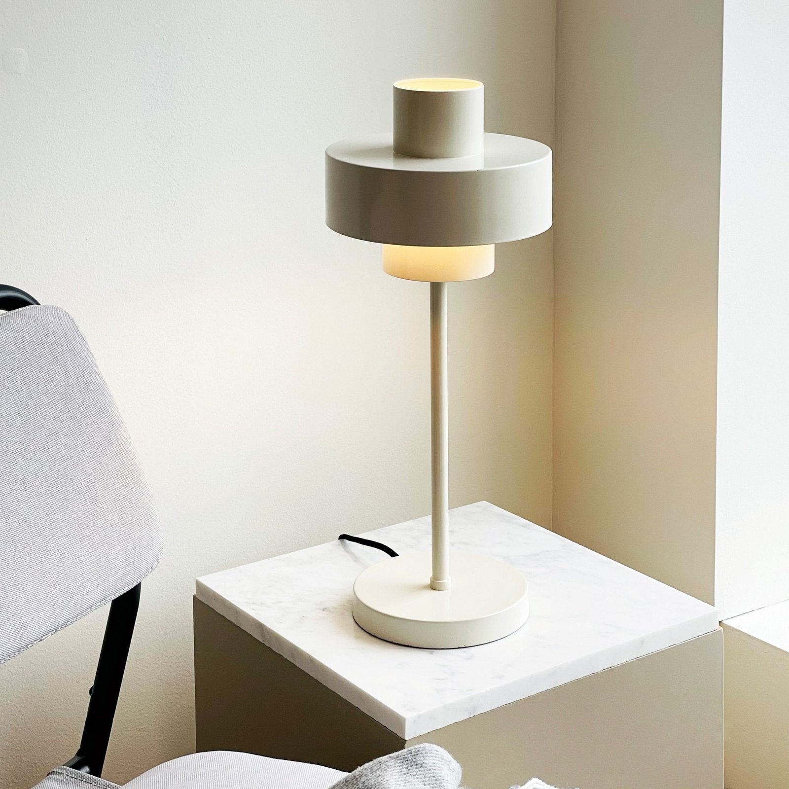 Stoke Candeeiro de mesa Putty Branco - DybergLarsen