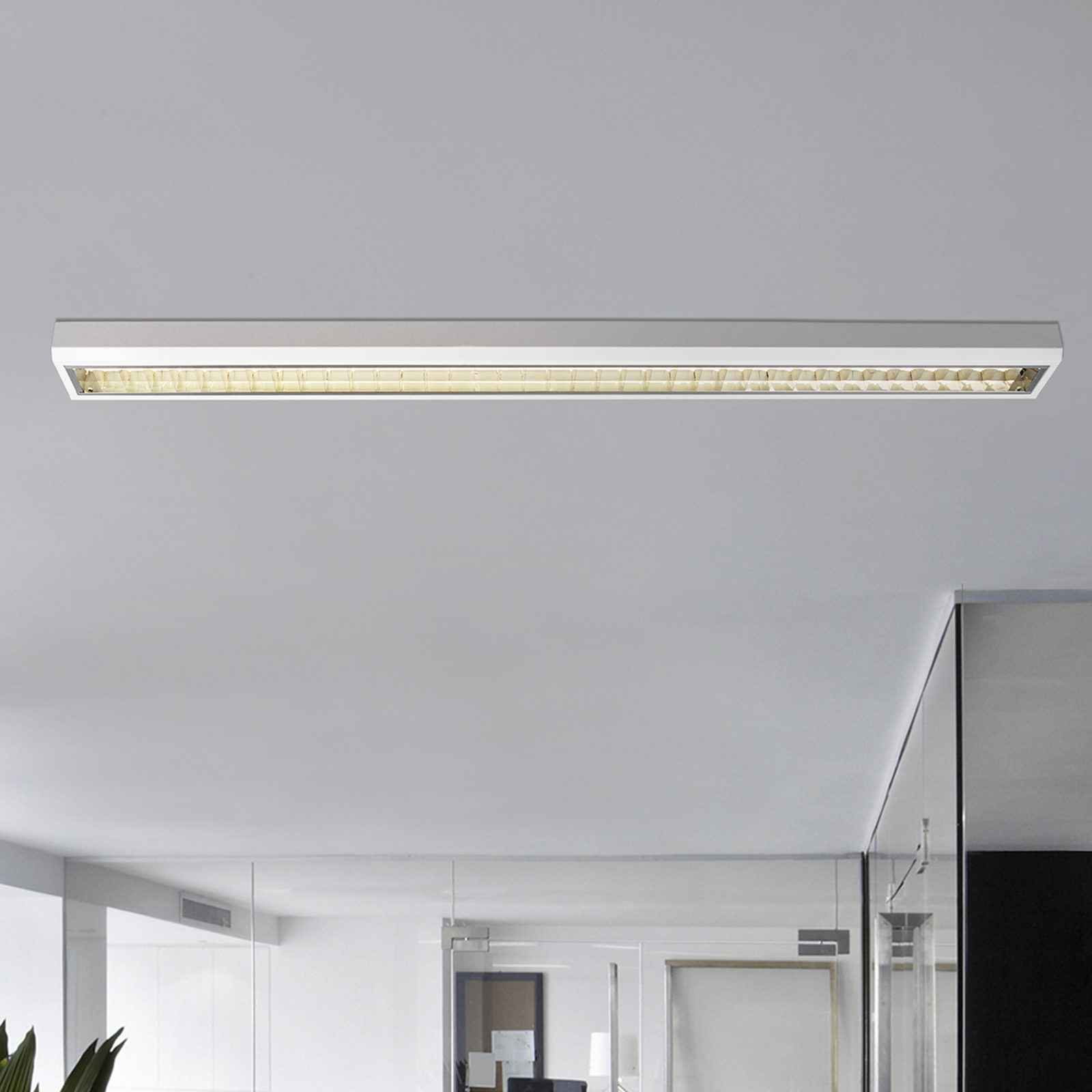 LED raster-opbouwverl voor kantoren, 33 W, 4.000 K