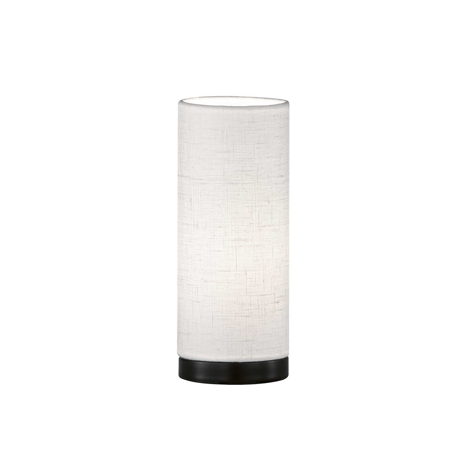 Lámpara de mesa Thor, altura 25 cm, blanco/negro