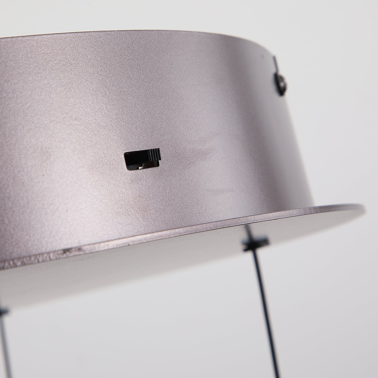 LED-Hängelampe Meteor 5-fl. rund CCT, nickel schwarz, Metall LED-Hängelampe Meteor 5-fl. rund CCT, nickel schwarz, Metall