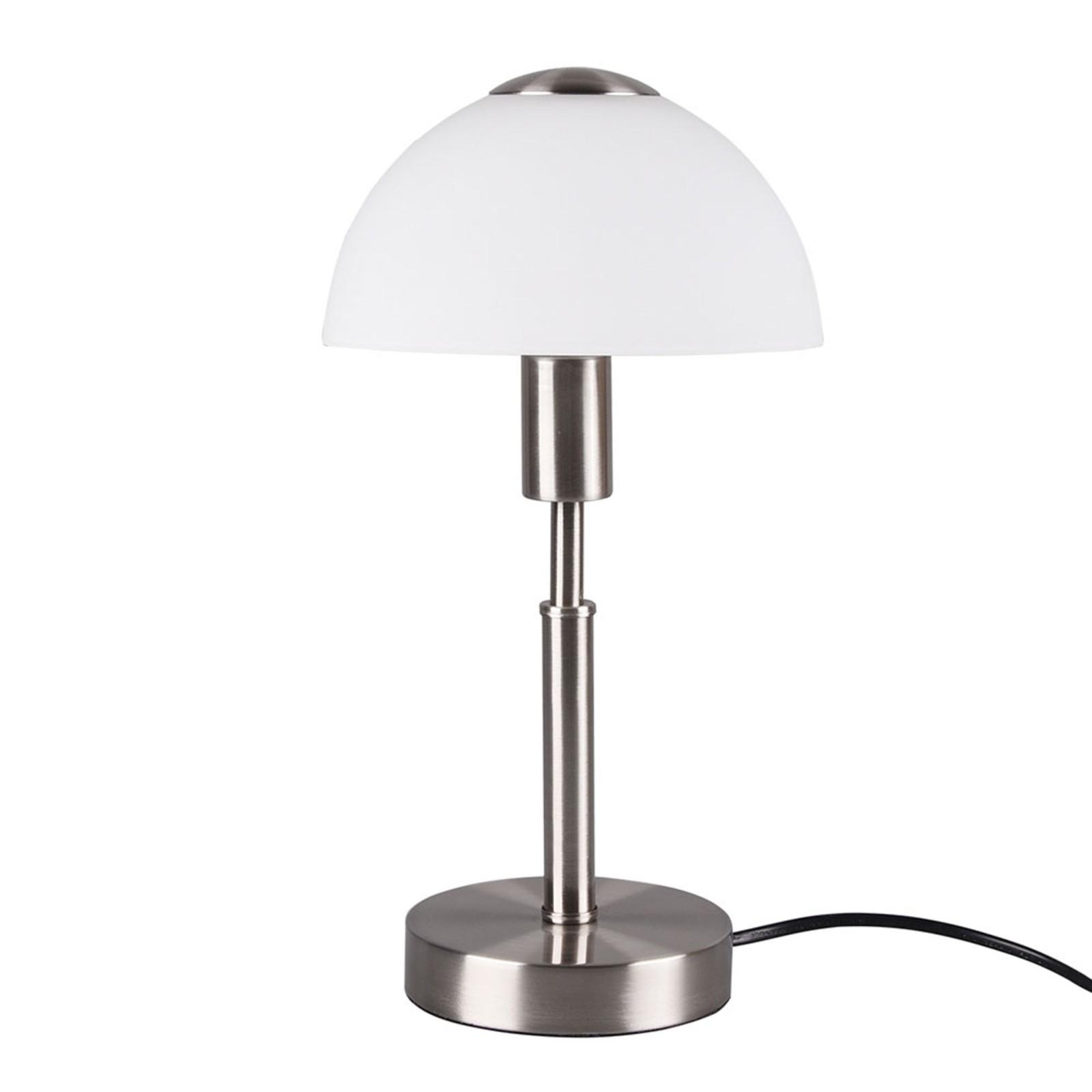 Don table lamp with glass shade, dimmable