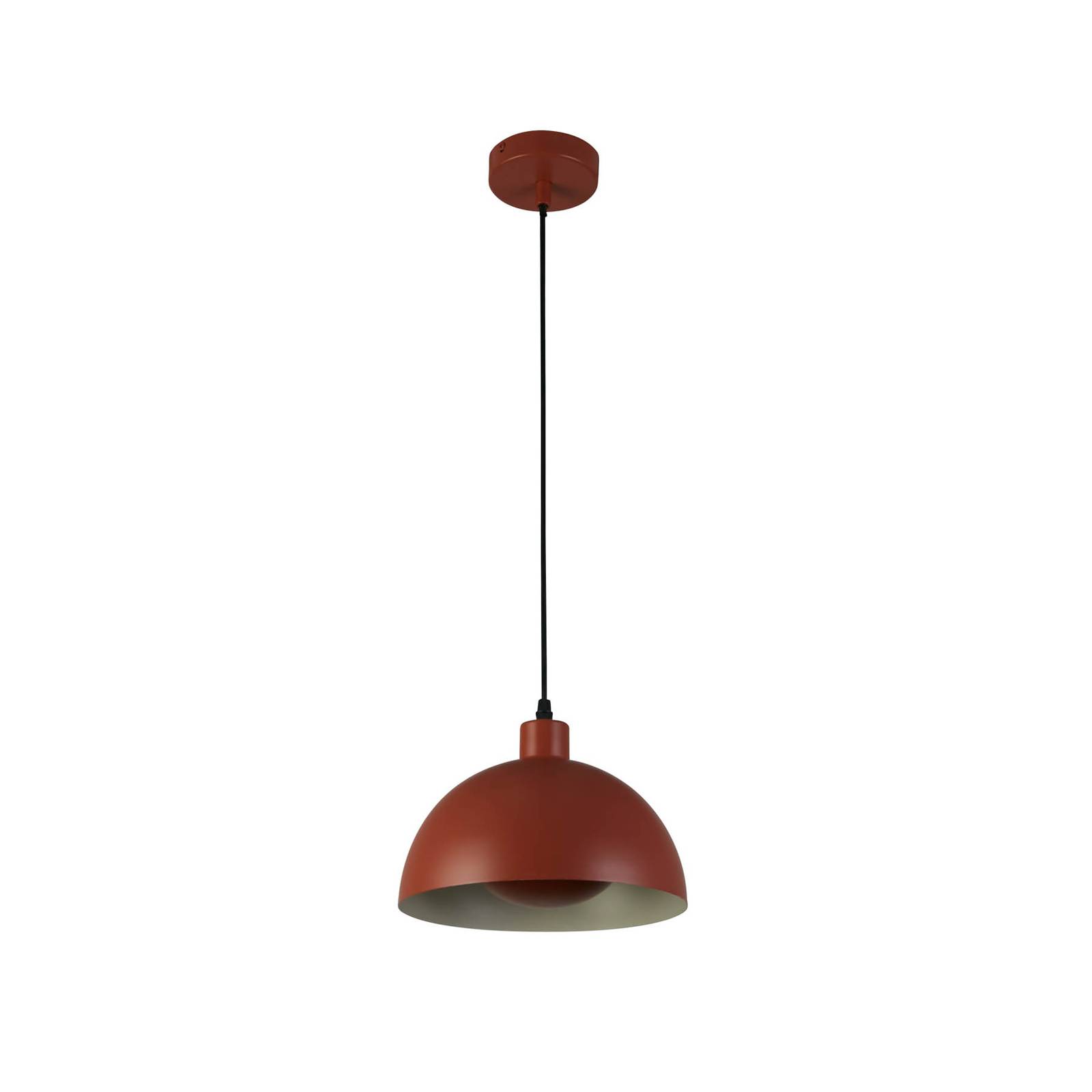 Hängeleuchte Mars, dunkel-orange, Ø 25 cm, Stahl günstig online kaufen