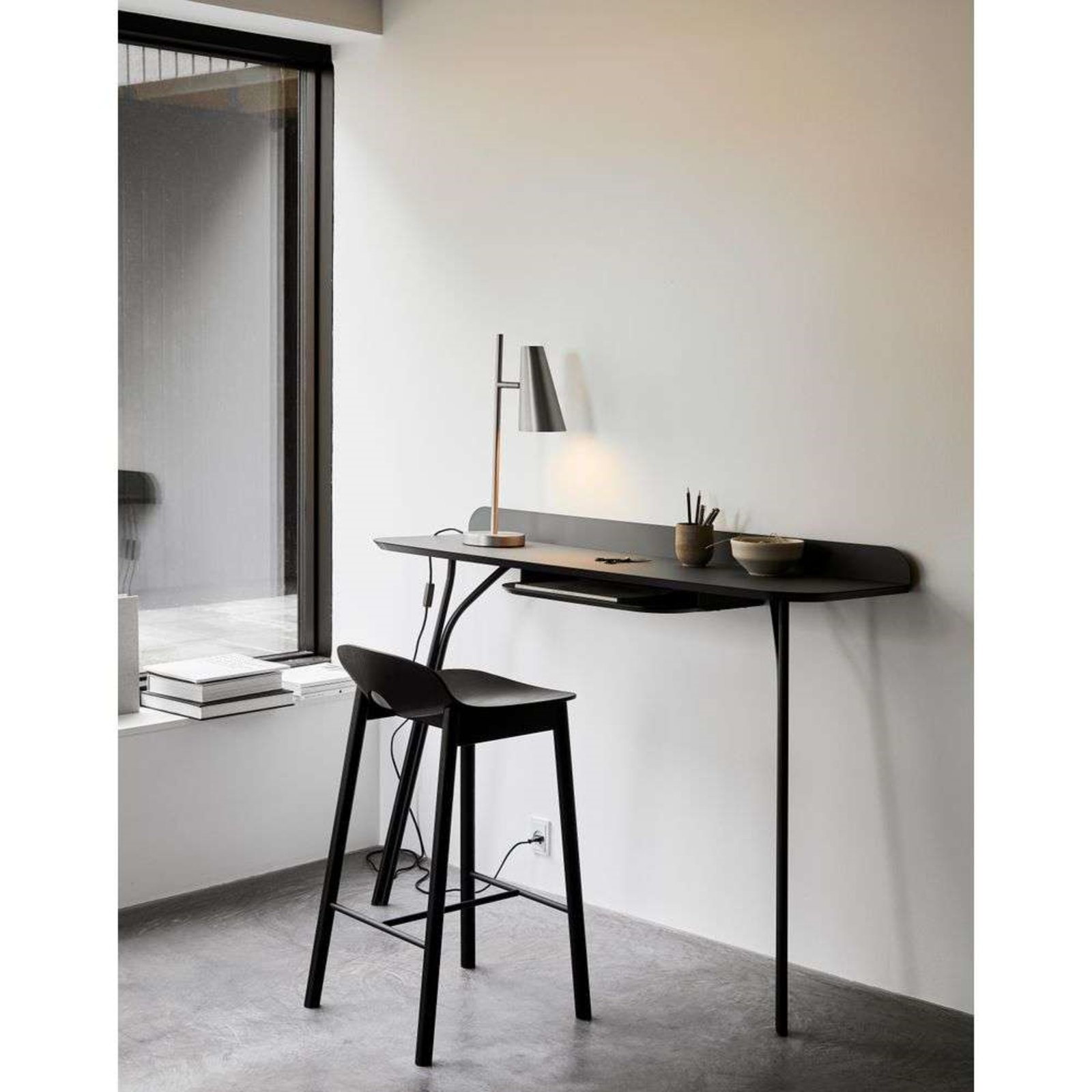 Tree Console Table High Charcoal Black - Woud