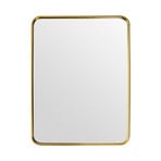 Specchio da parete HDMirror, dorato, 80 x 60 cm - House Doctor