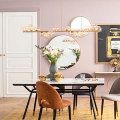 Lampa wisząca Kare Scala Balls, złota