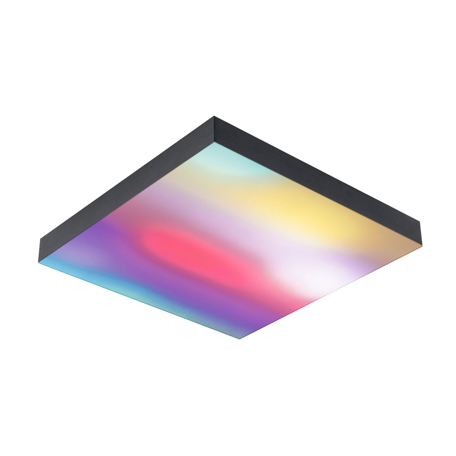 Paulmann Velora Rainbow Panel 30x30cm čierny RGBW