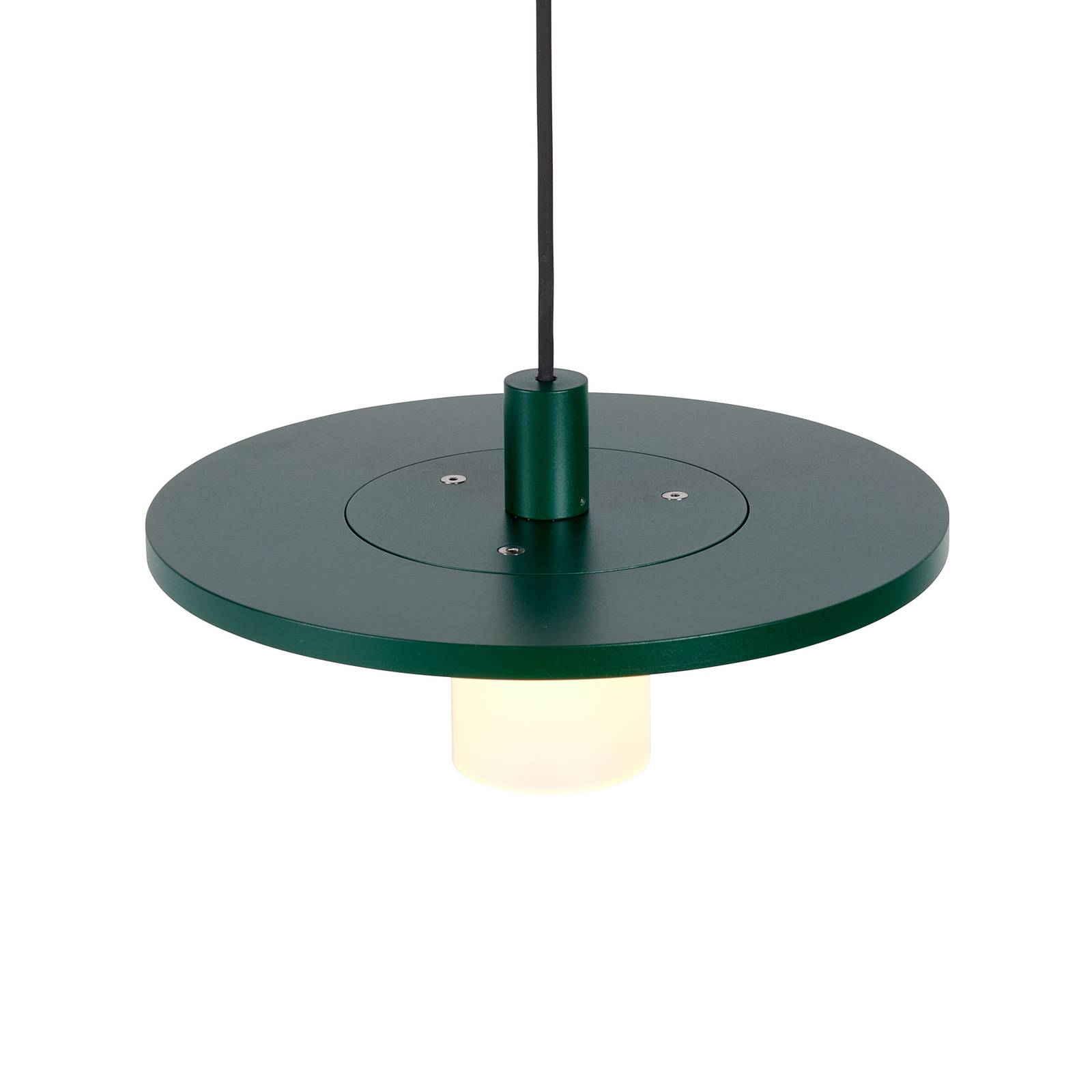 Montoya udendørs LED-hængelampe af aluminium grøn