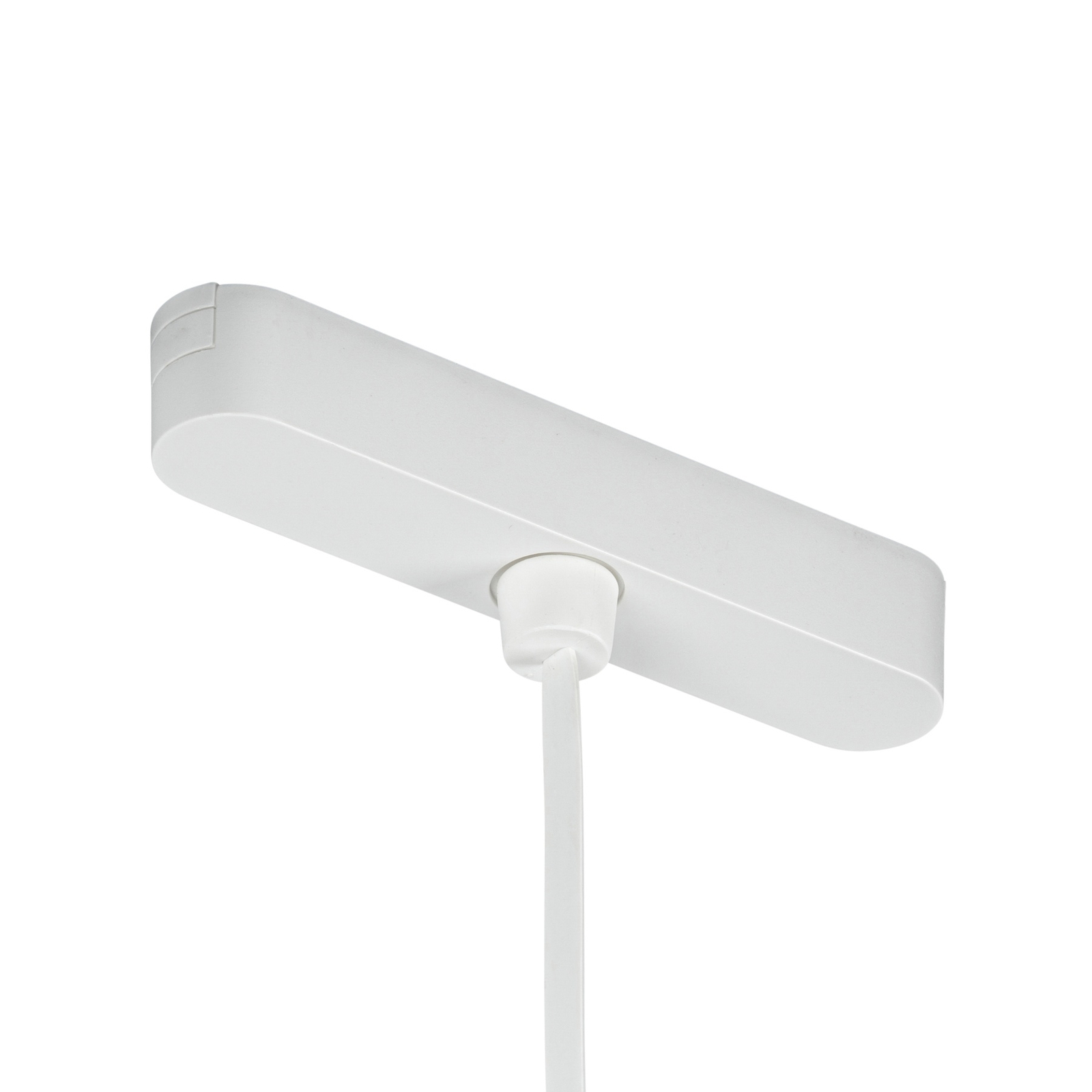 Lindby LED závesné svetlo Lumaro, biele, Ø 6,2 cm, 48V