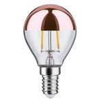 Paulmann half mirror LED bulb E14 2.6 W 827 copper