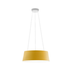 Stilnovo Oxygen LED-pendel, gul, Ø 56 cm