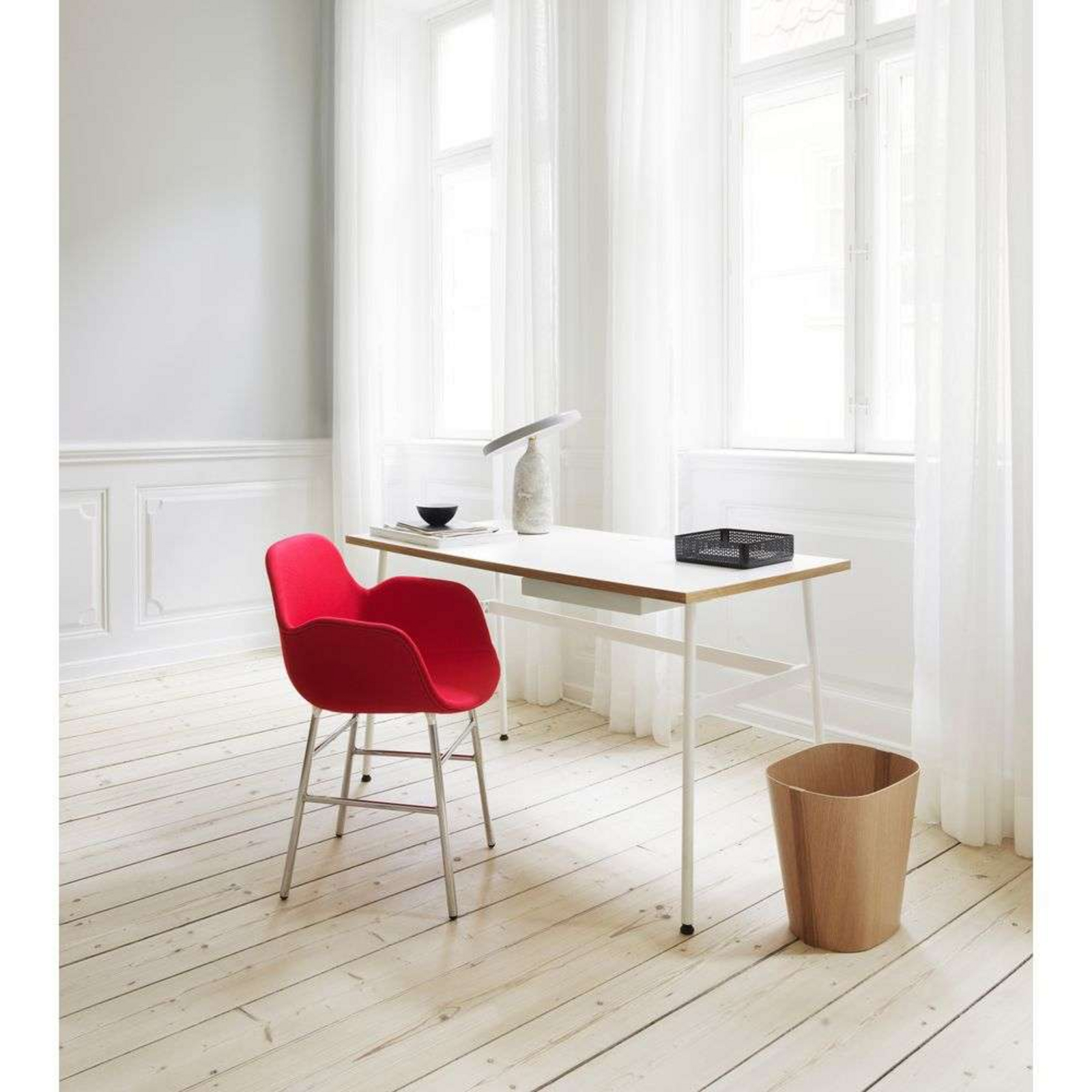 Tales of Wood Office Bin Walnut - Normann Copenhagen