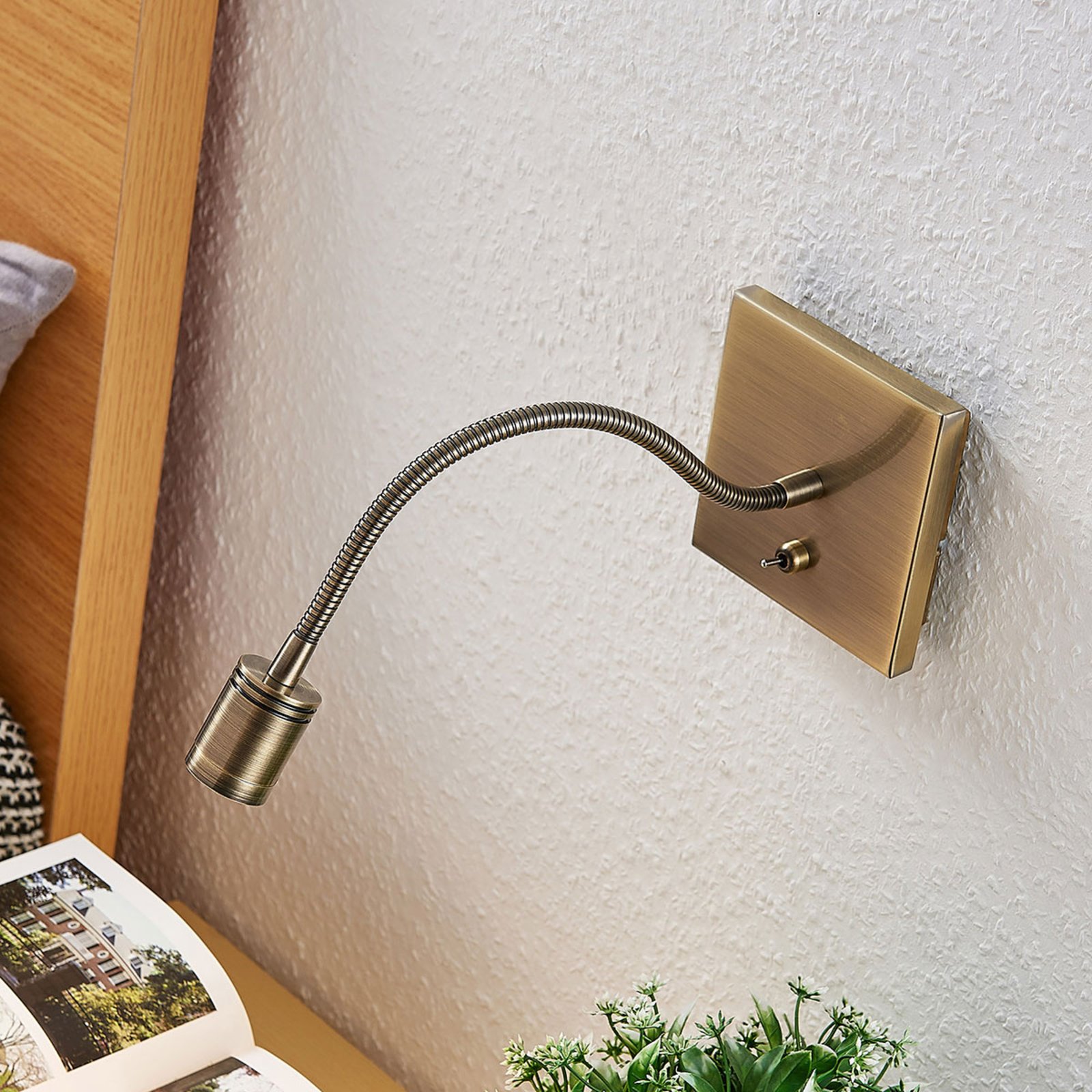 Mayar Aplique de Pared Brass - Lindby