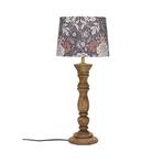 PR Home Lampe de table Lodge Sofia Dahlia marron Ø 25cm hauteur 59cm