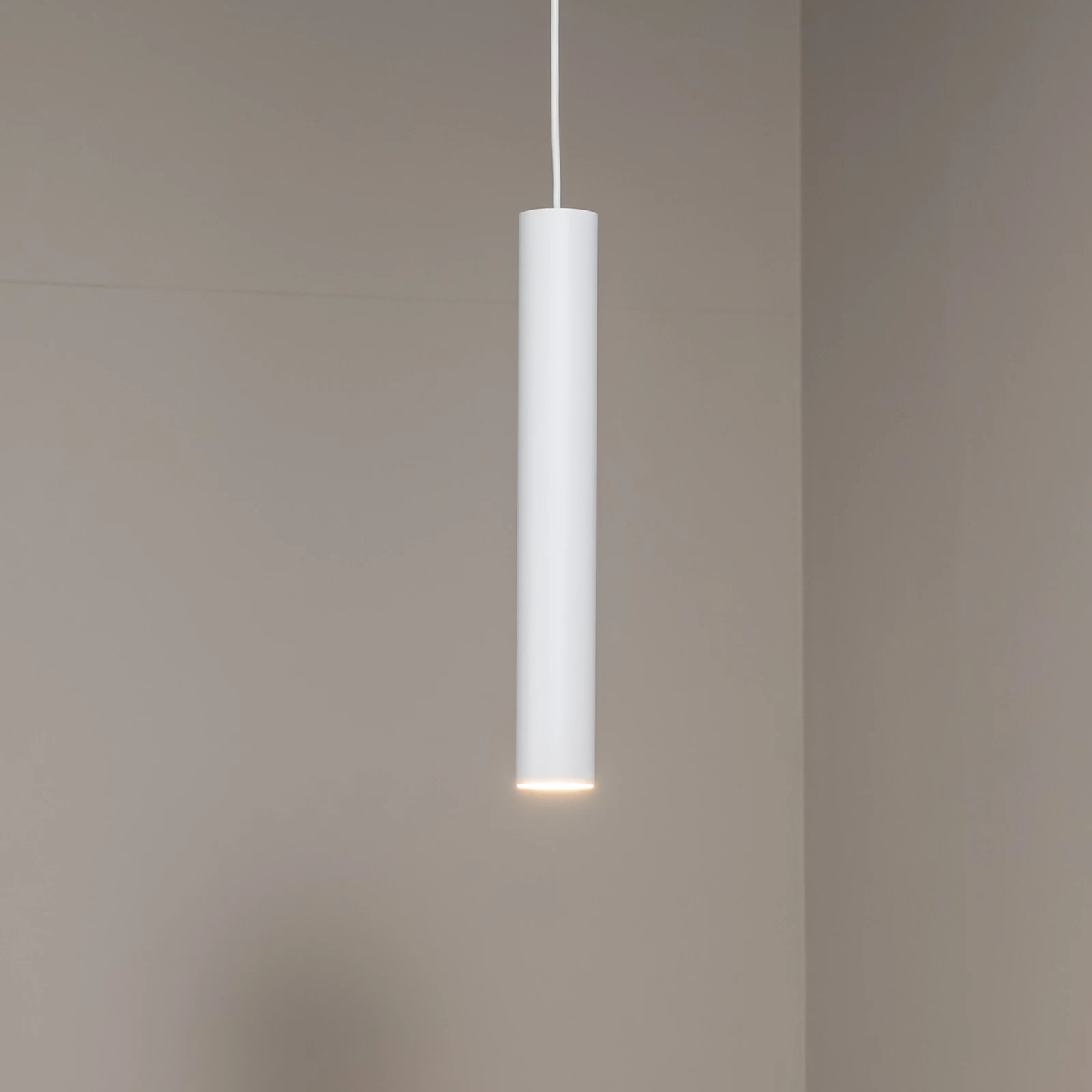 Hängeleuchte Eye, 1fl, weiß, Schirmhöhe 40 cm