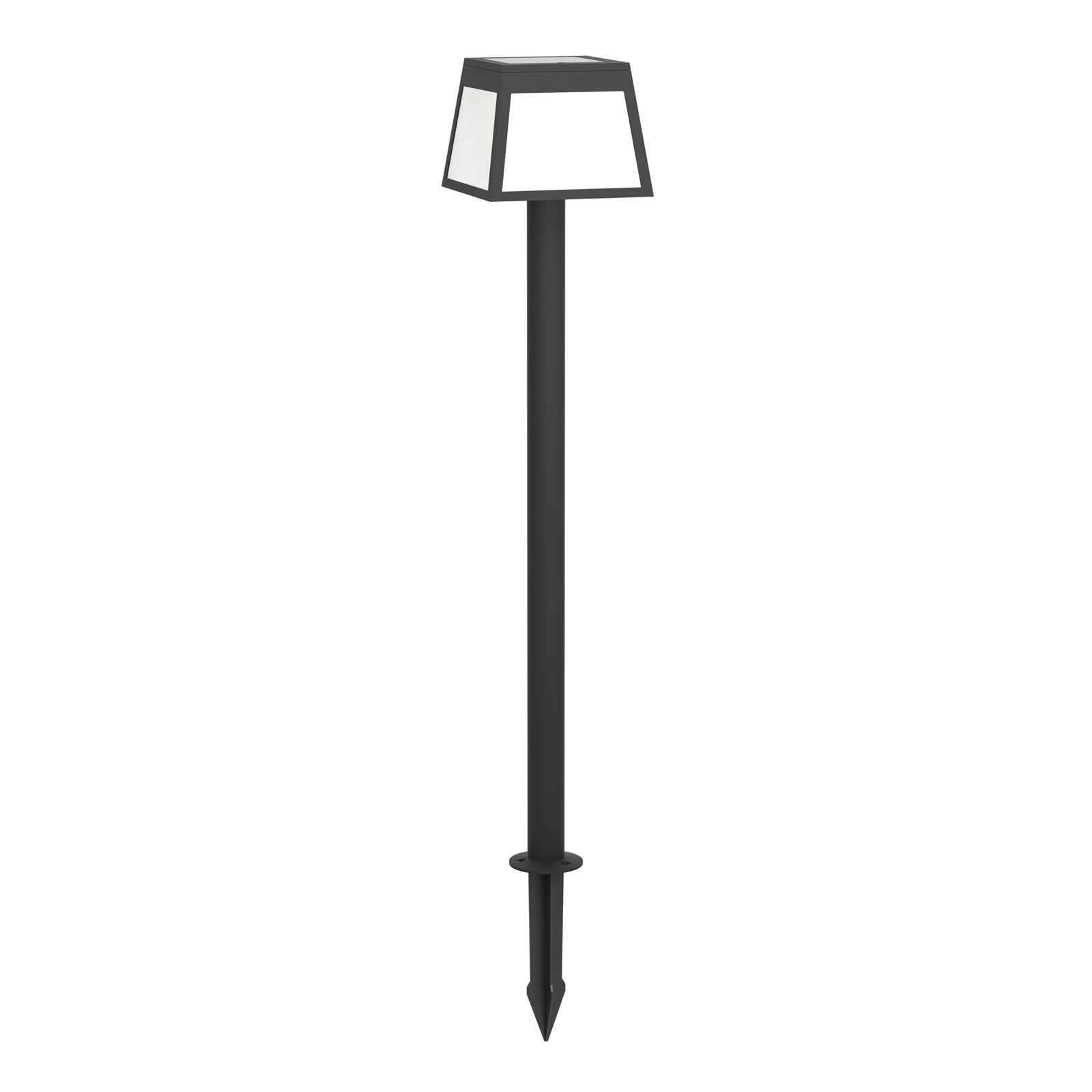 Saules LED apgaismojums celiņiem Altilia, augstums 106 cm, melns, sensors