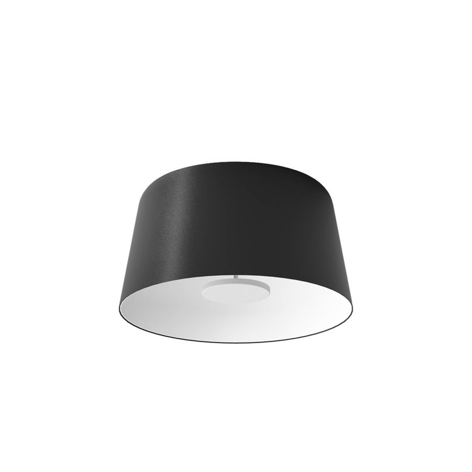 LED-Deckenleuchte Delfi_S, schwarz, Ø 45 cm, Metall