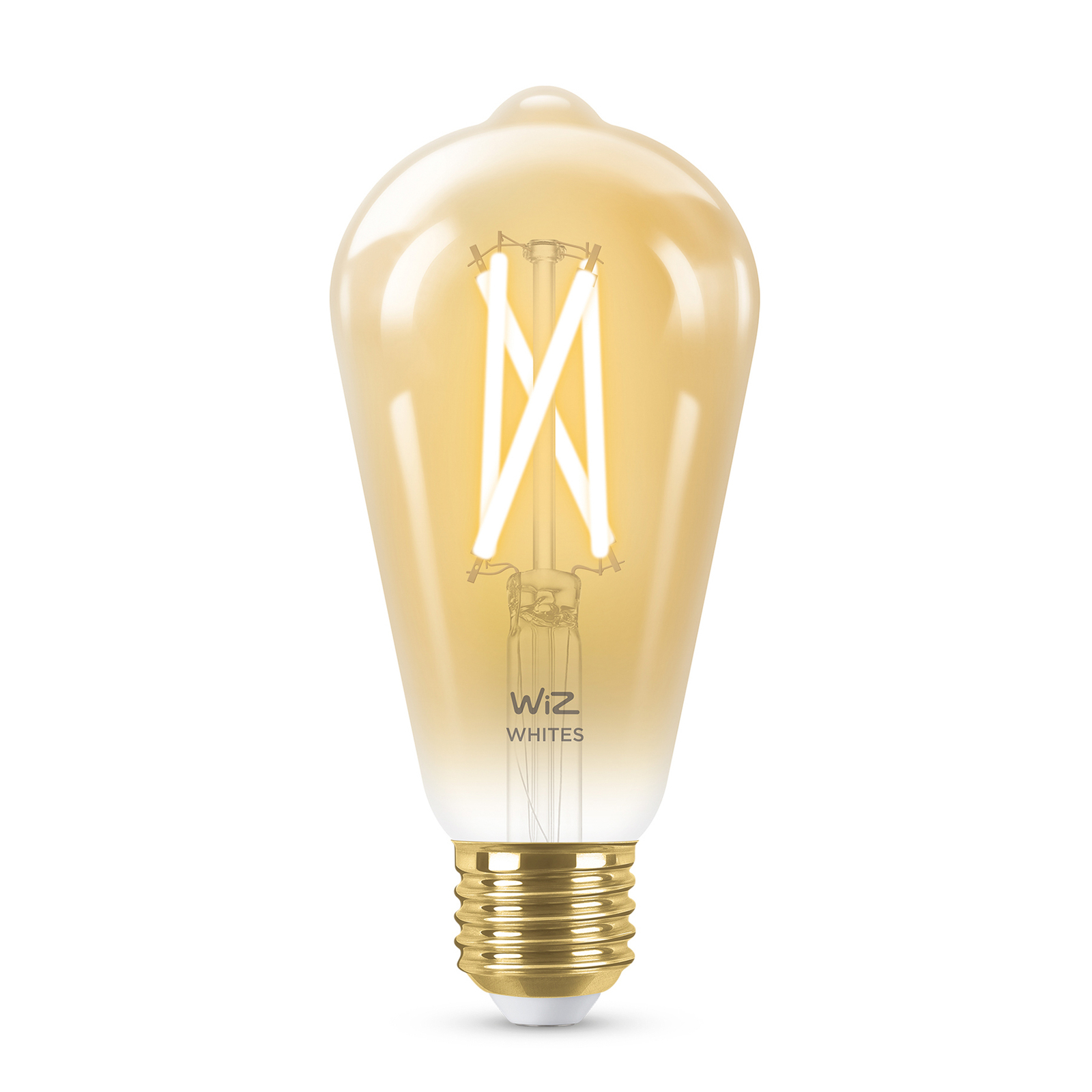 WiZ ST64 LED-Lampe E27 7W Edison amber CCT