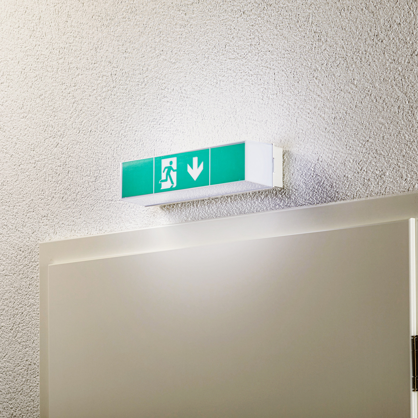 Arcchio Nevian LED-Notleuchte, Kunststoff